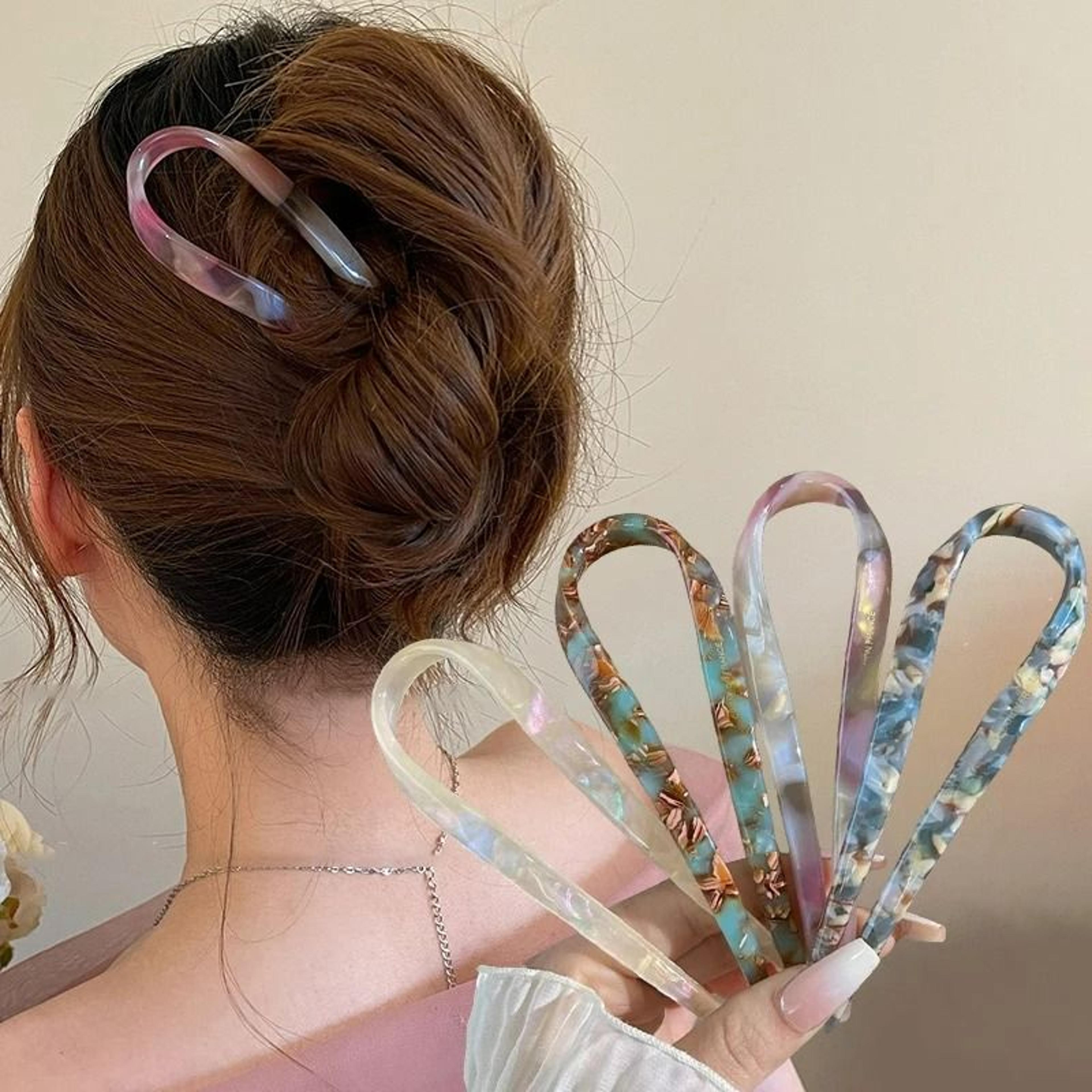 bowcurve acrylic hair fork