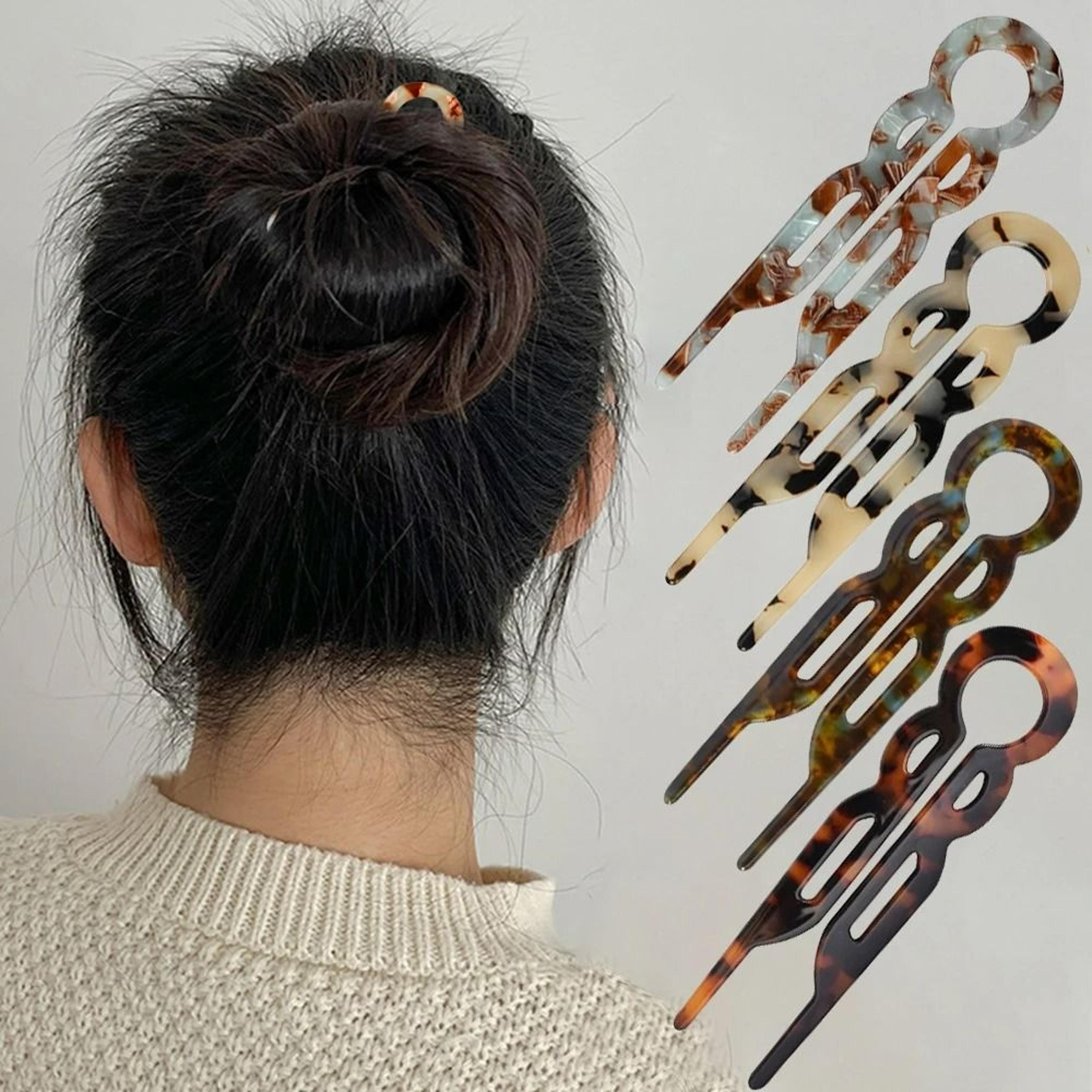 ribbonarc acetate hair fork