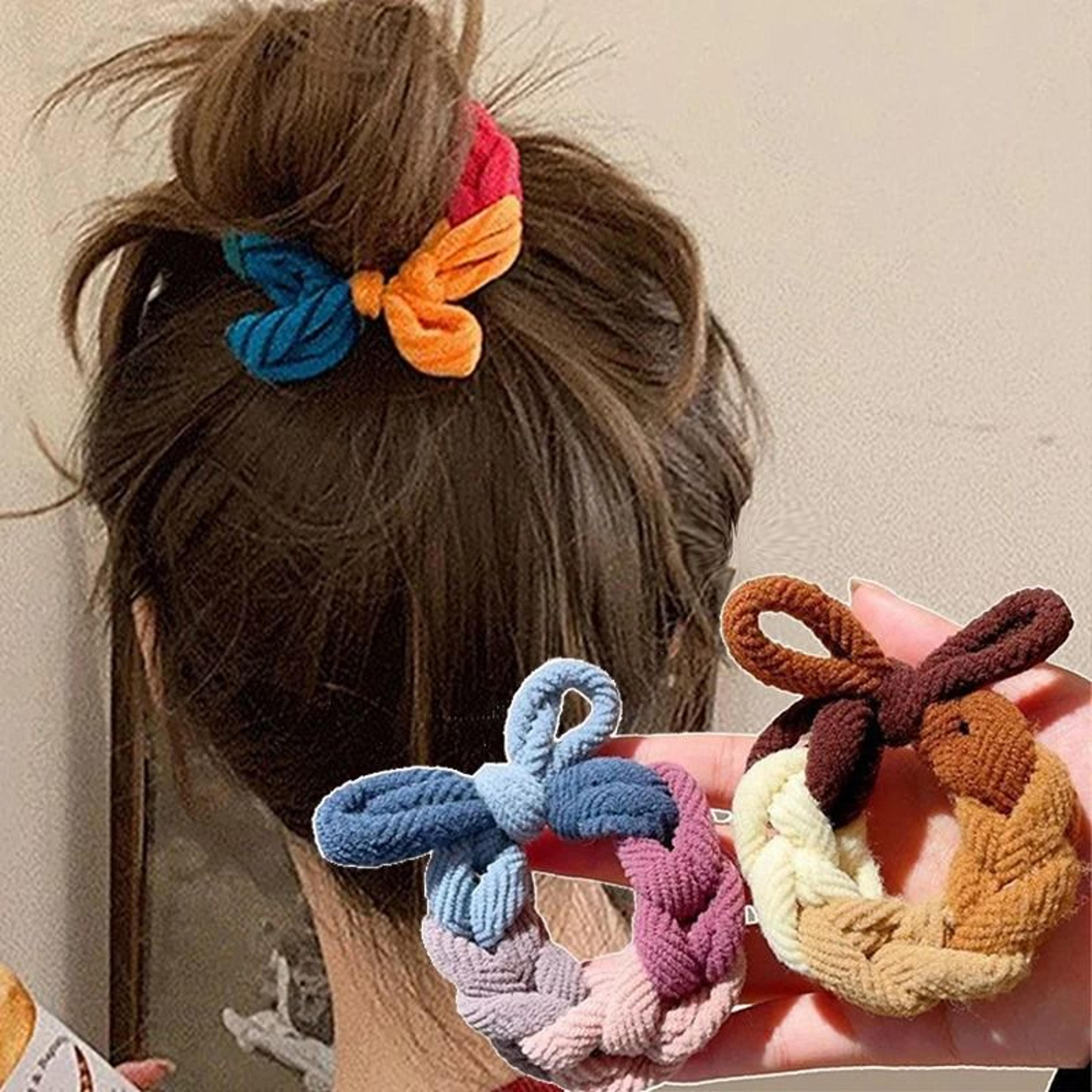 bowbloom woven hair ties