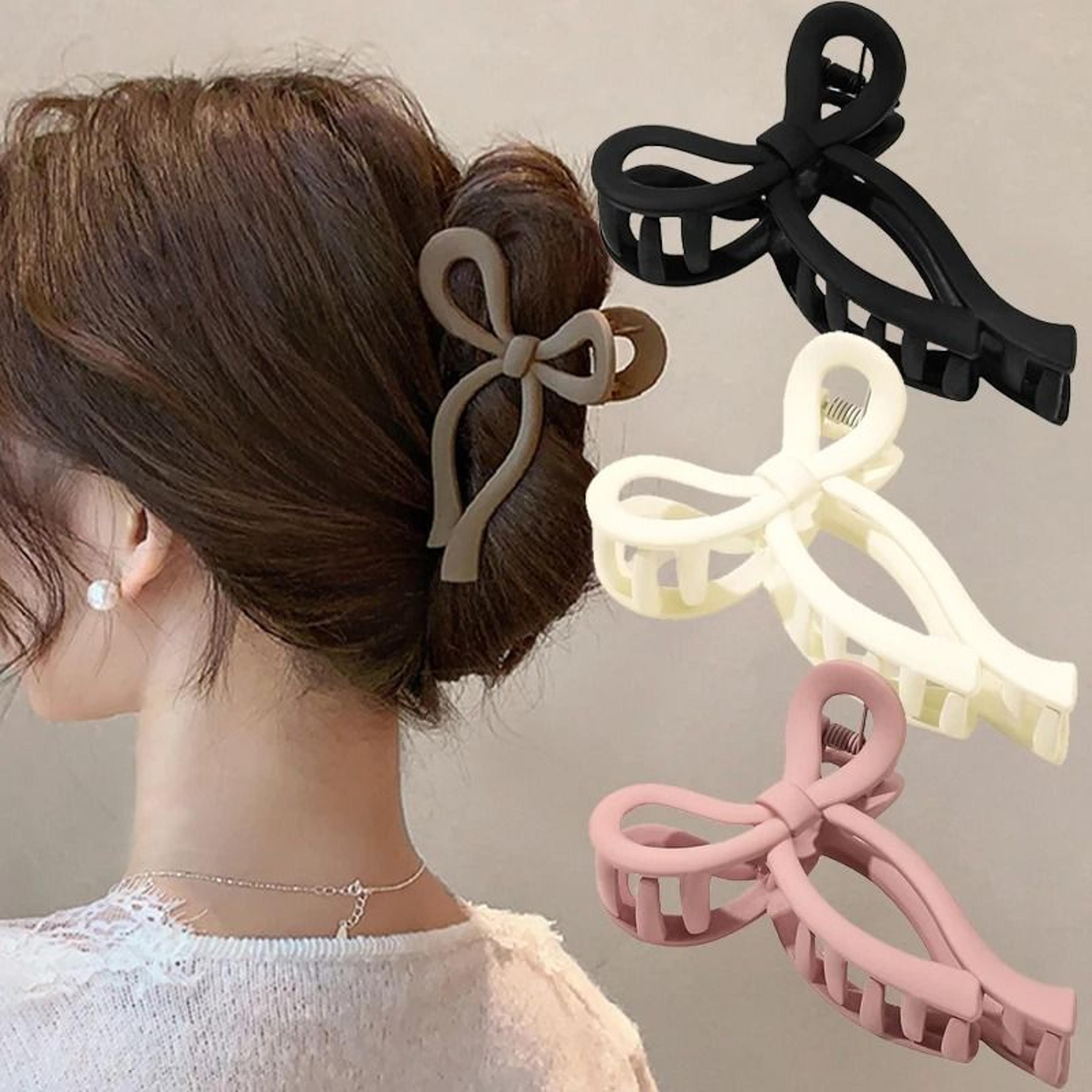 bowluxe matte hair claw