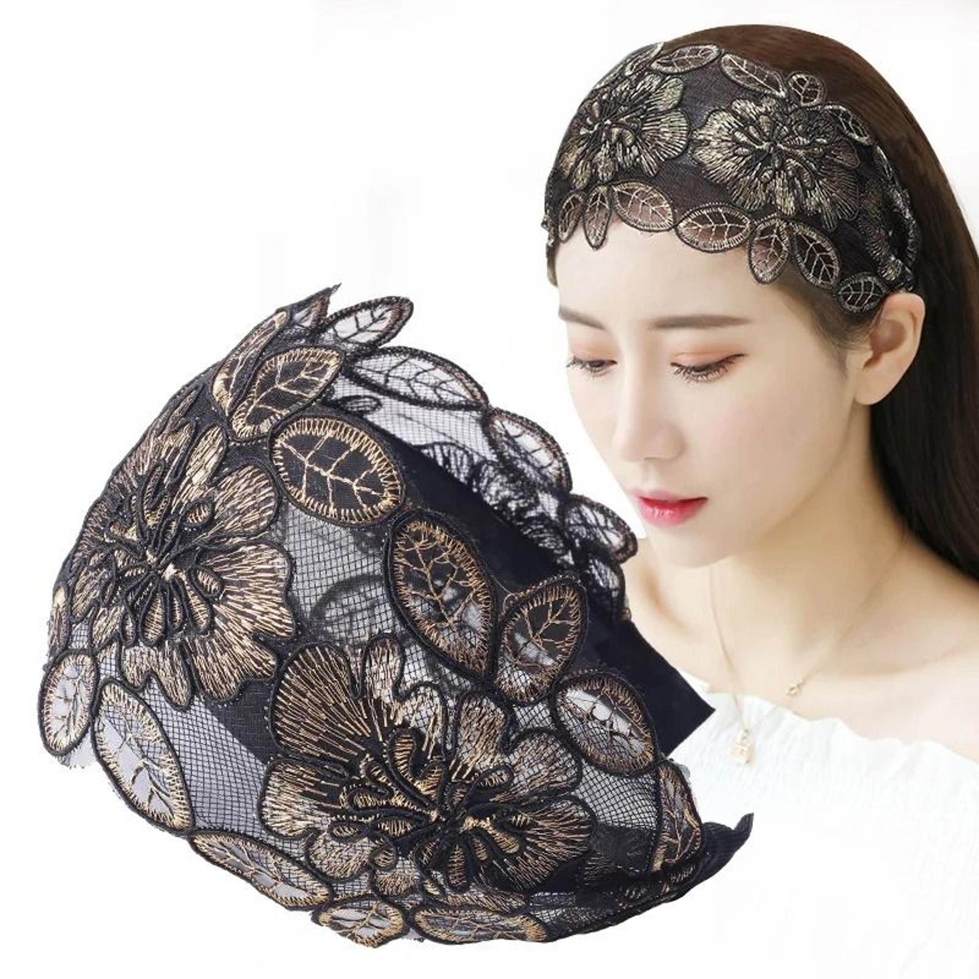 lacebloom floral headband