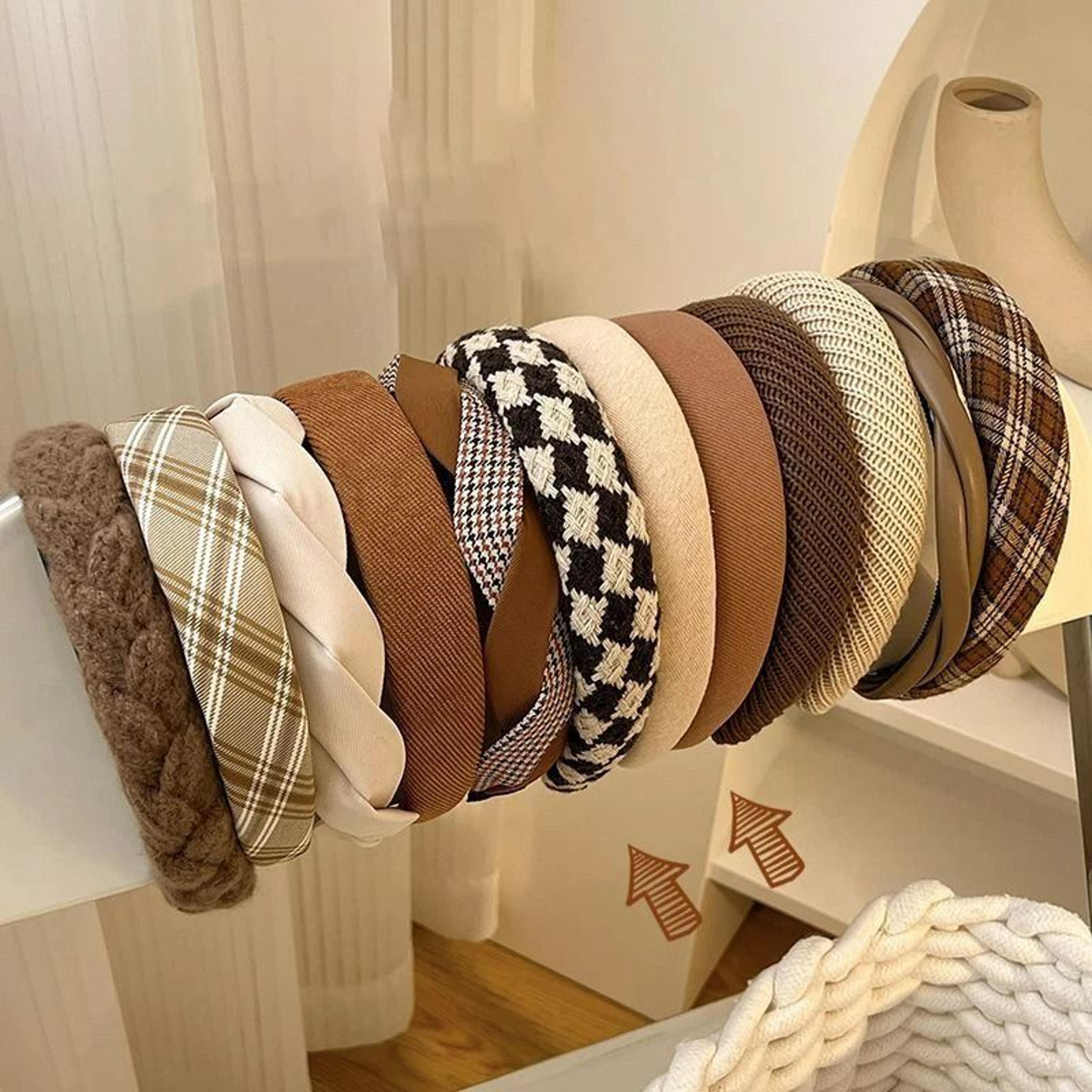 plaidmuse padded wide headband