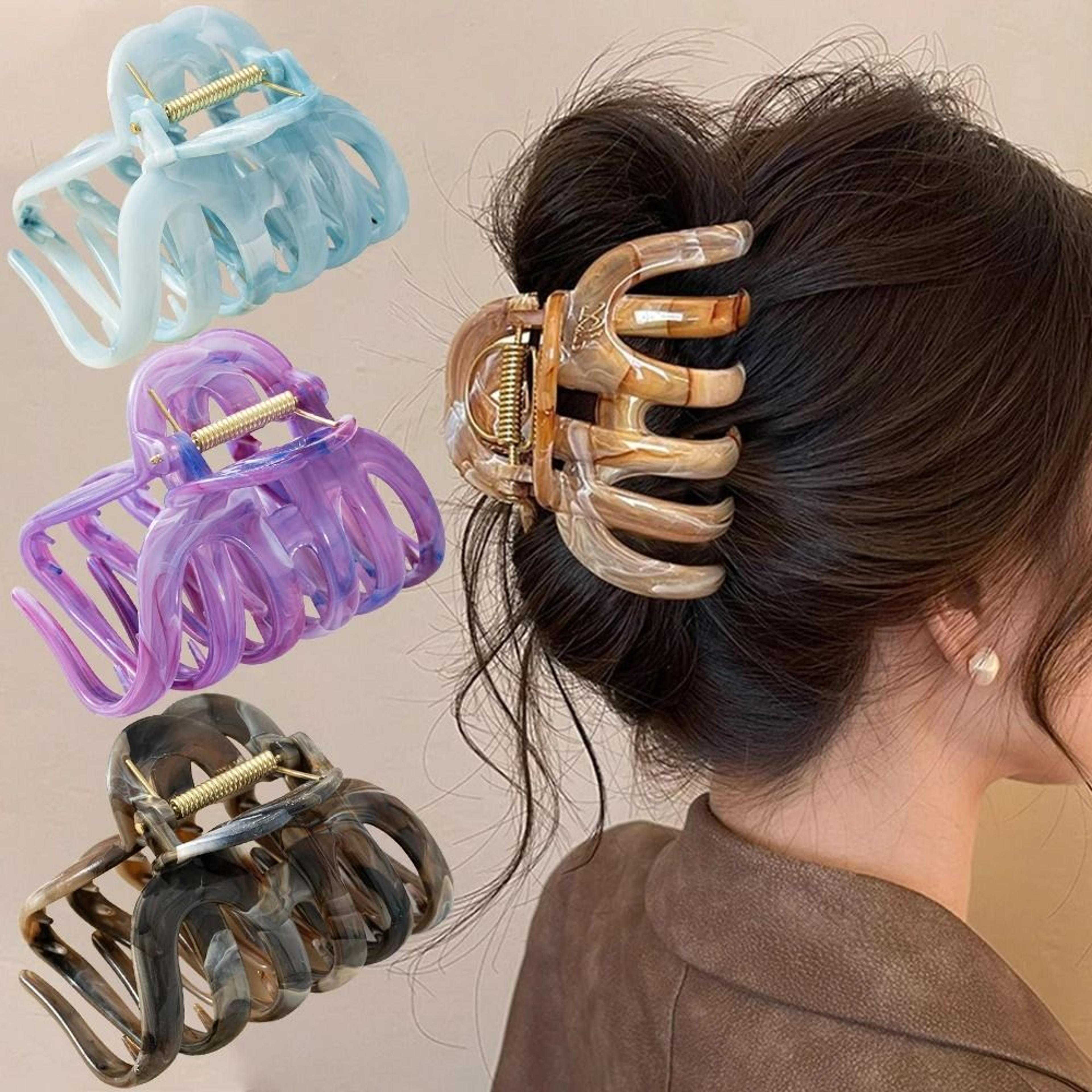 marblebloom pumpkin hair claw