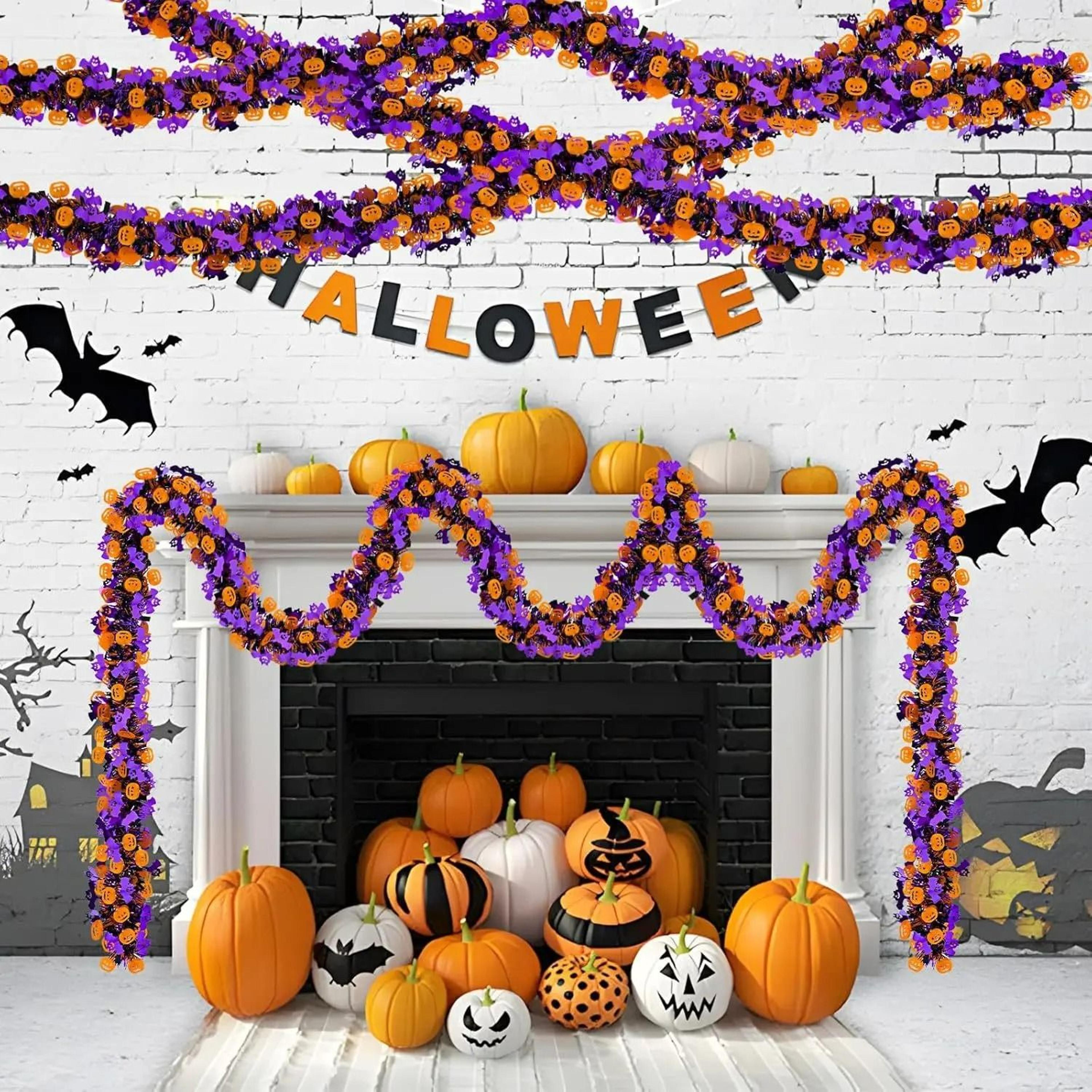 spookyshimmer halloween tinsel garland