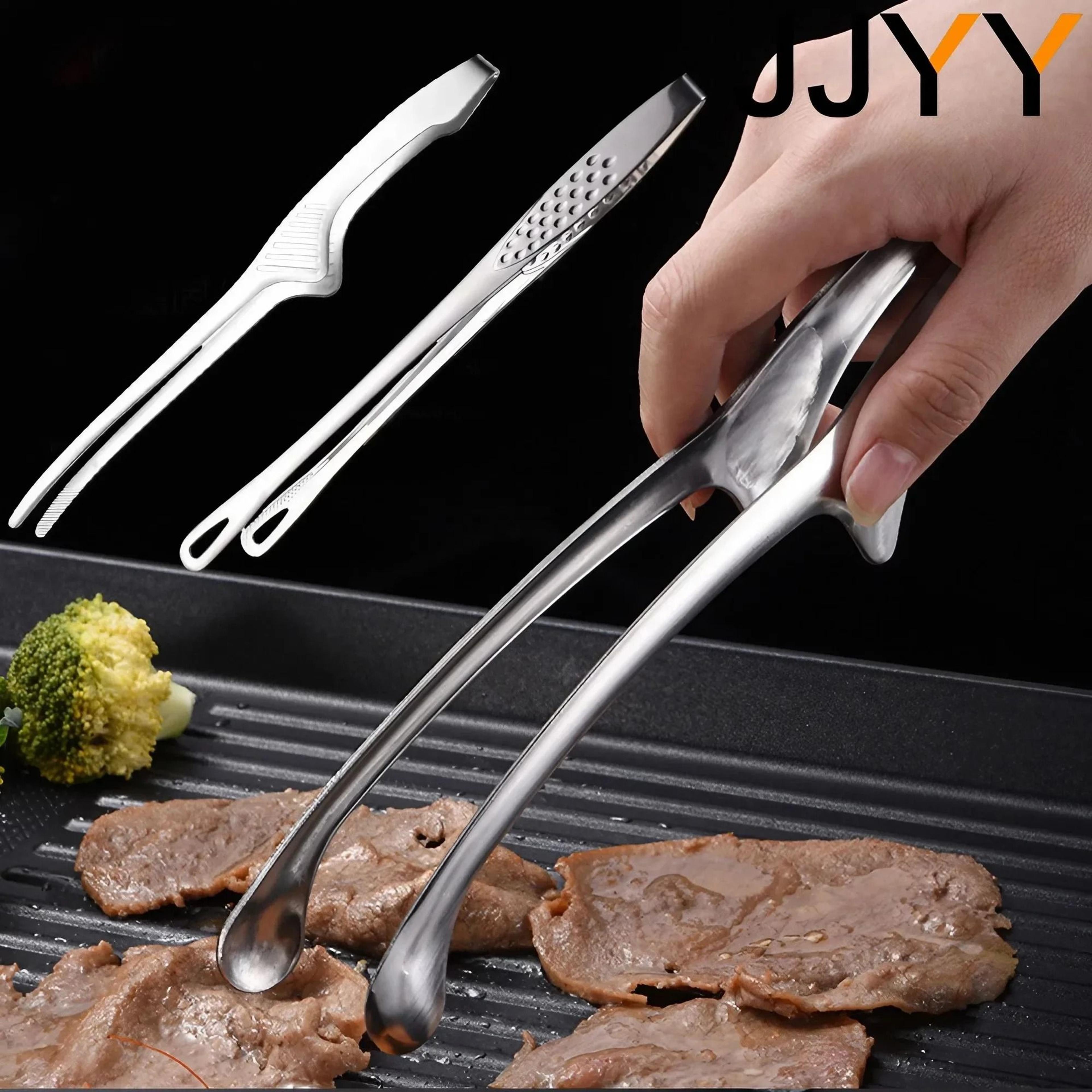 gripmaster stainless steel cooking tongs