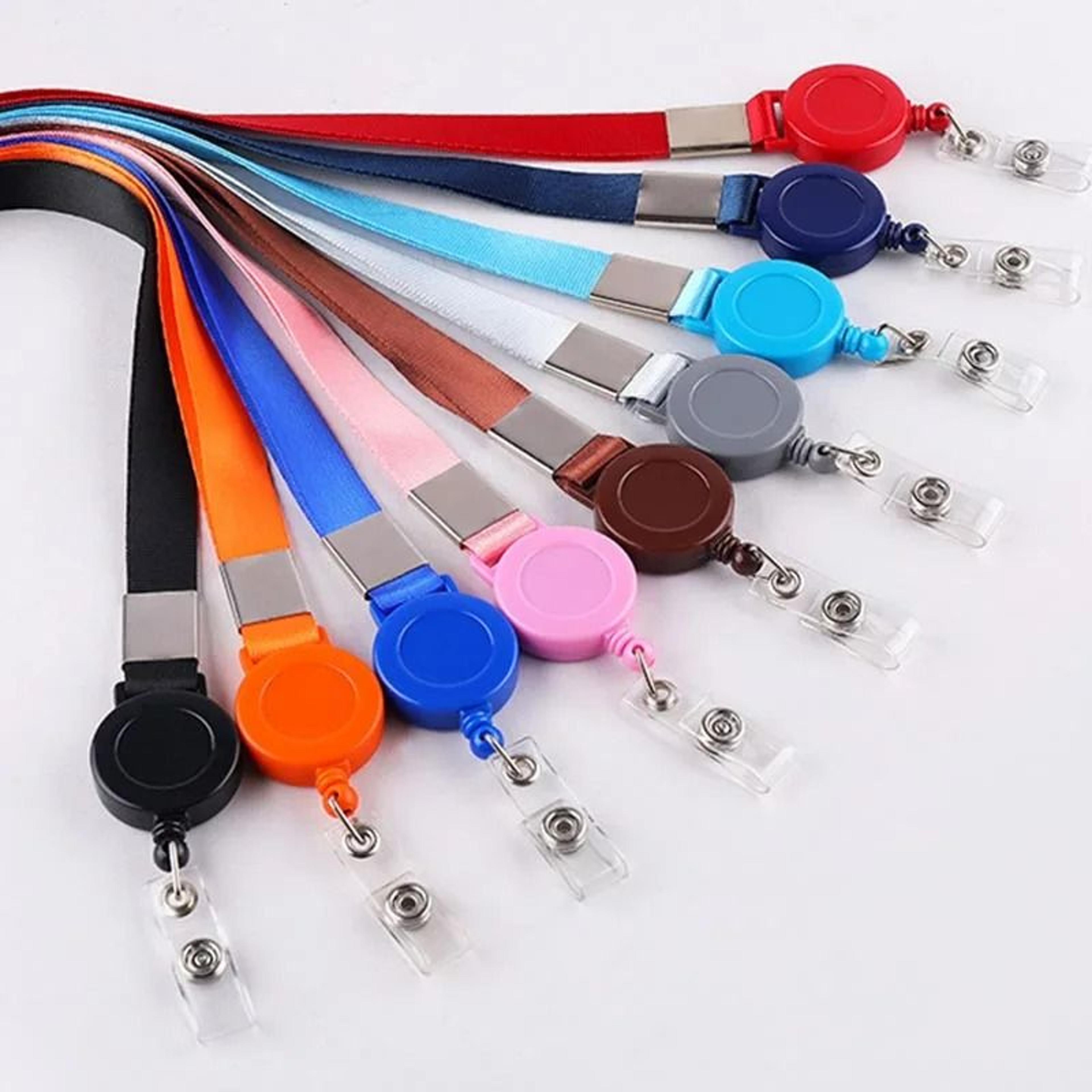 badgeflex retractable id card lanyard