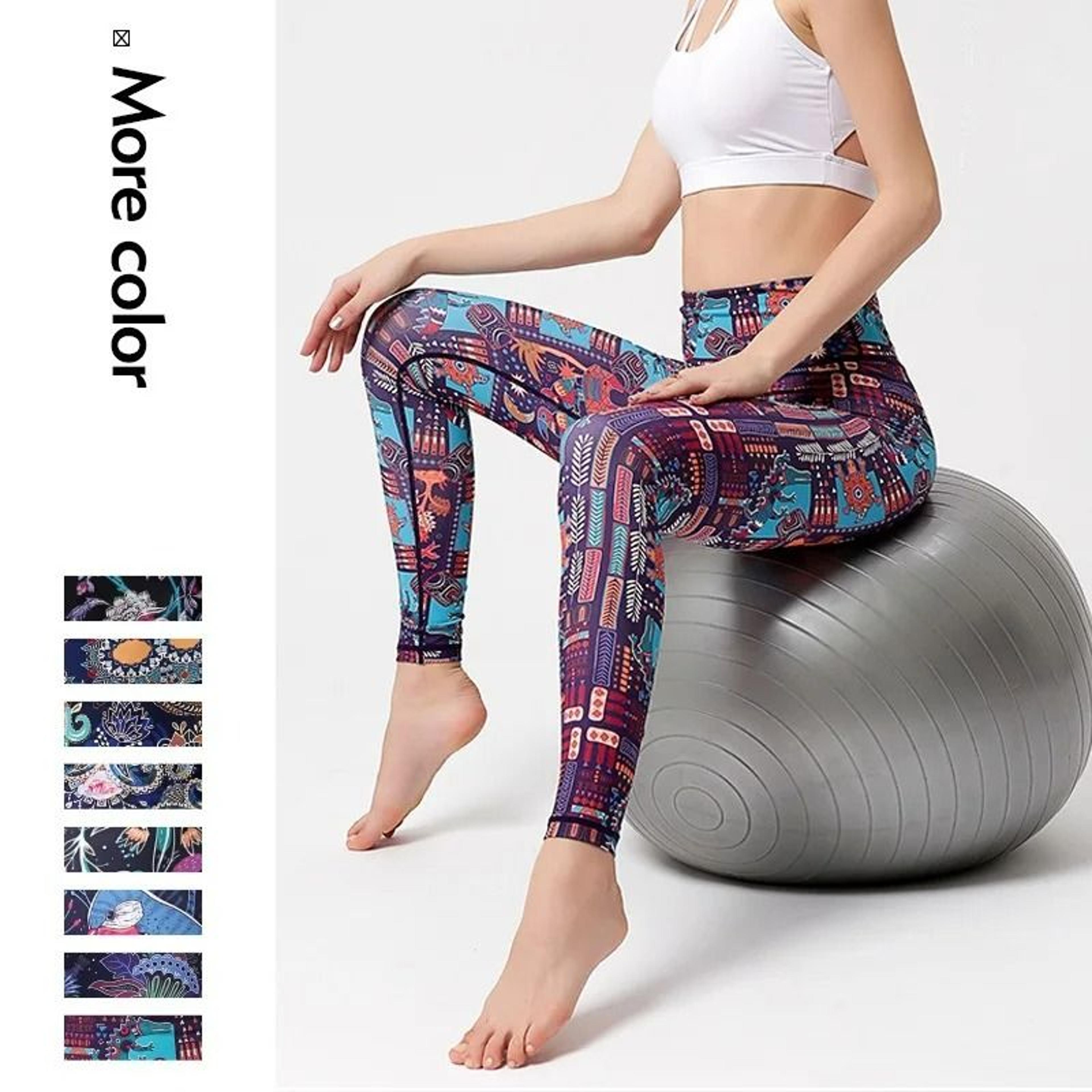 cloudvibe high waist printed yoga leggings