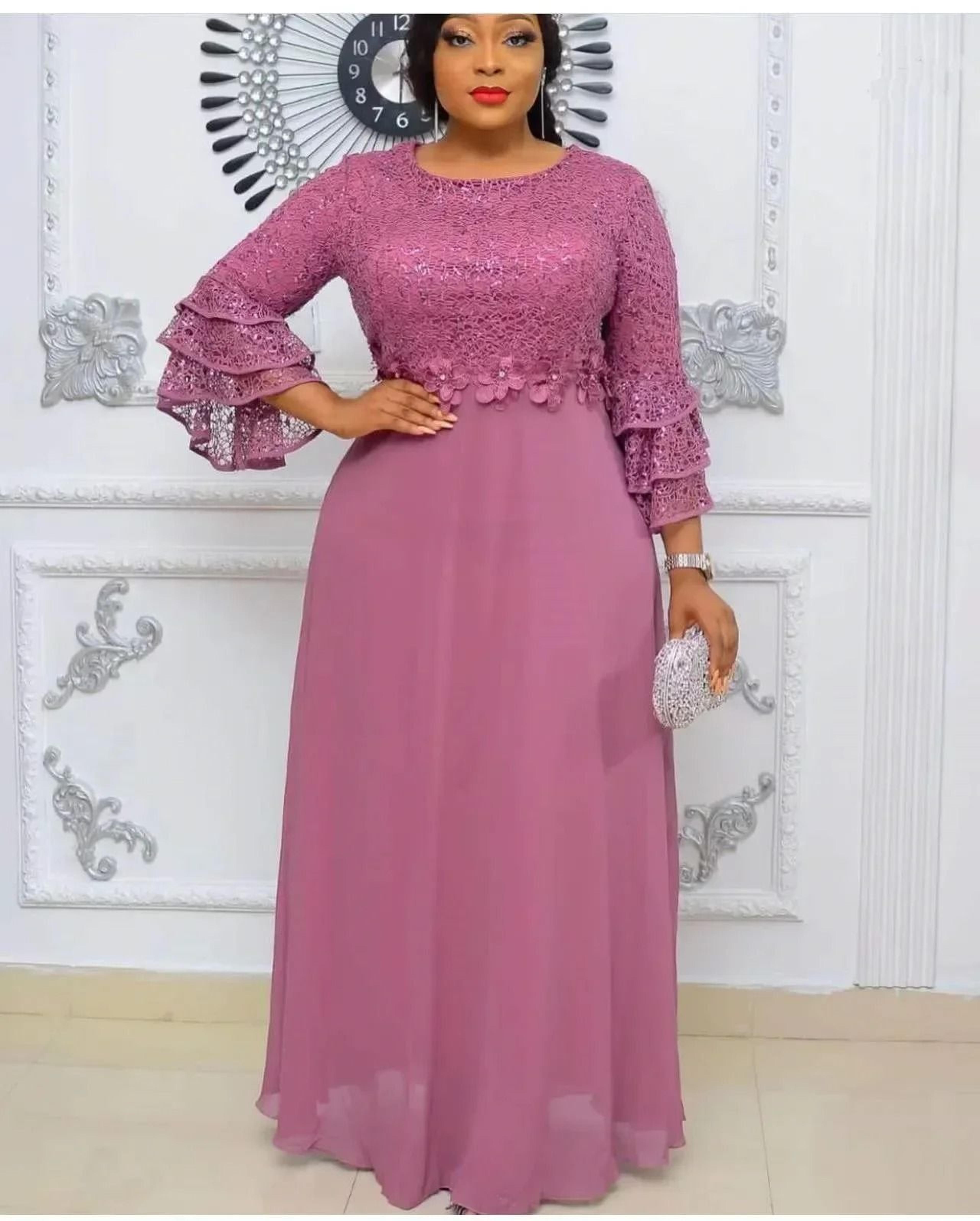 amaraluxe african lace maxi dress
