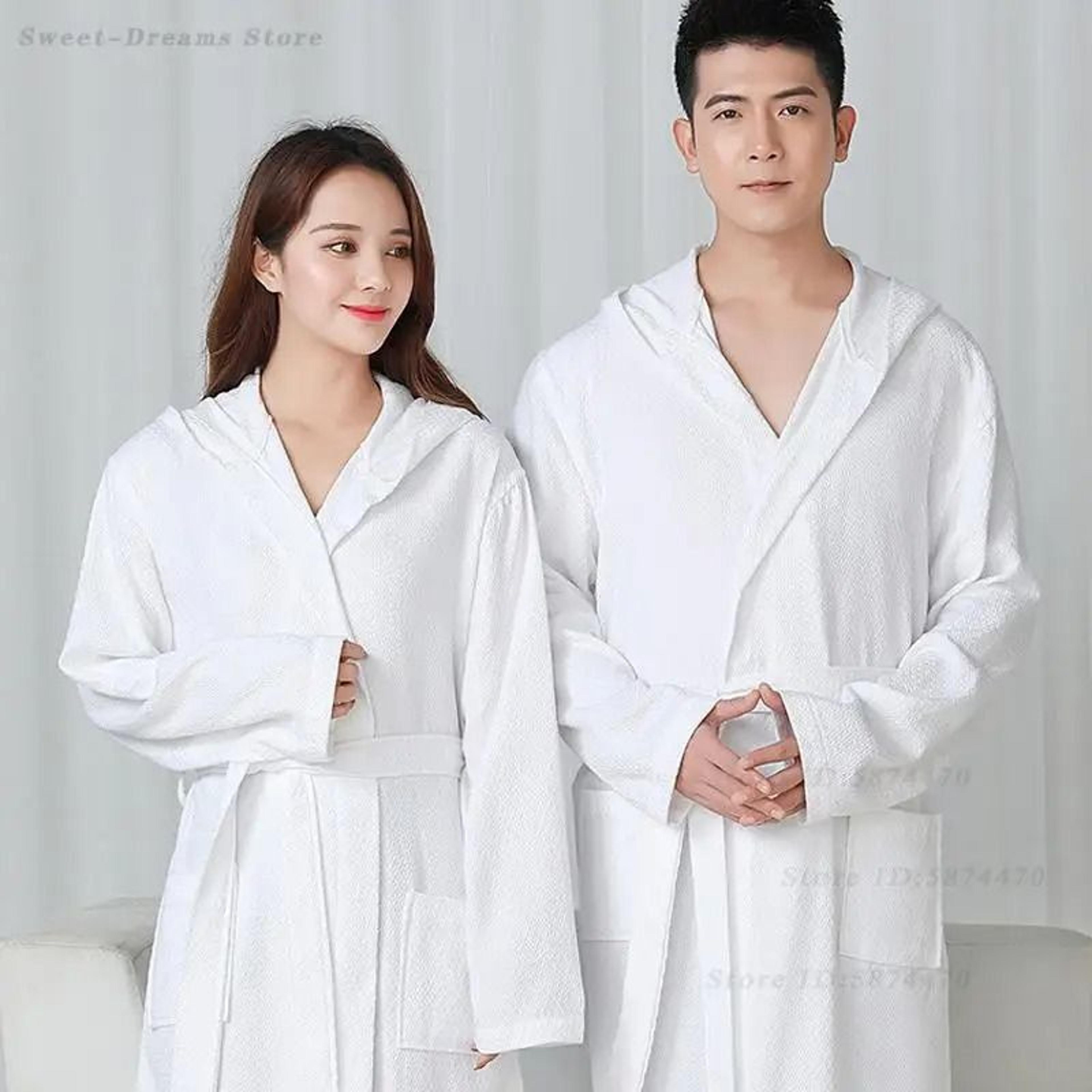 cozyhaven cotton waffle hooded bathrobe
