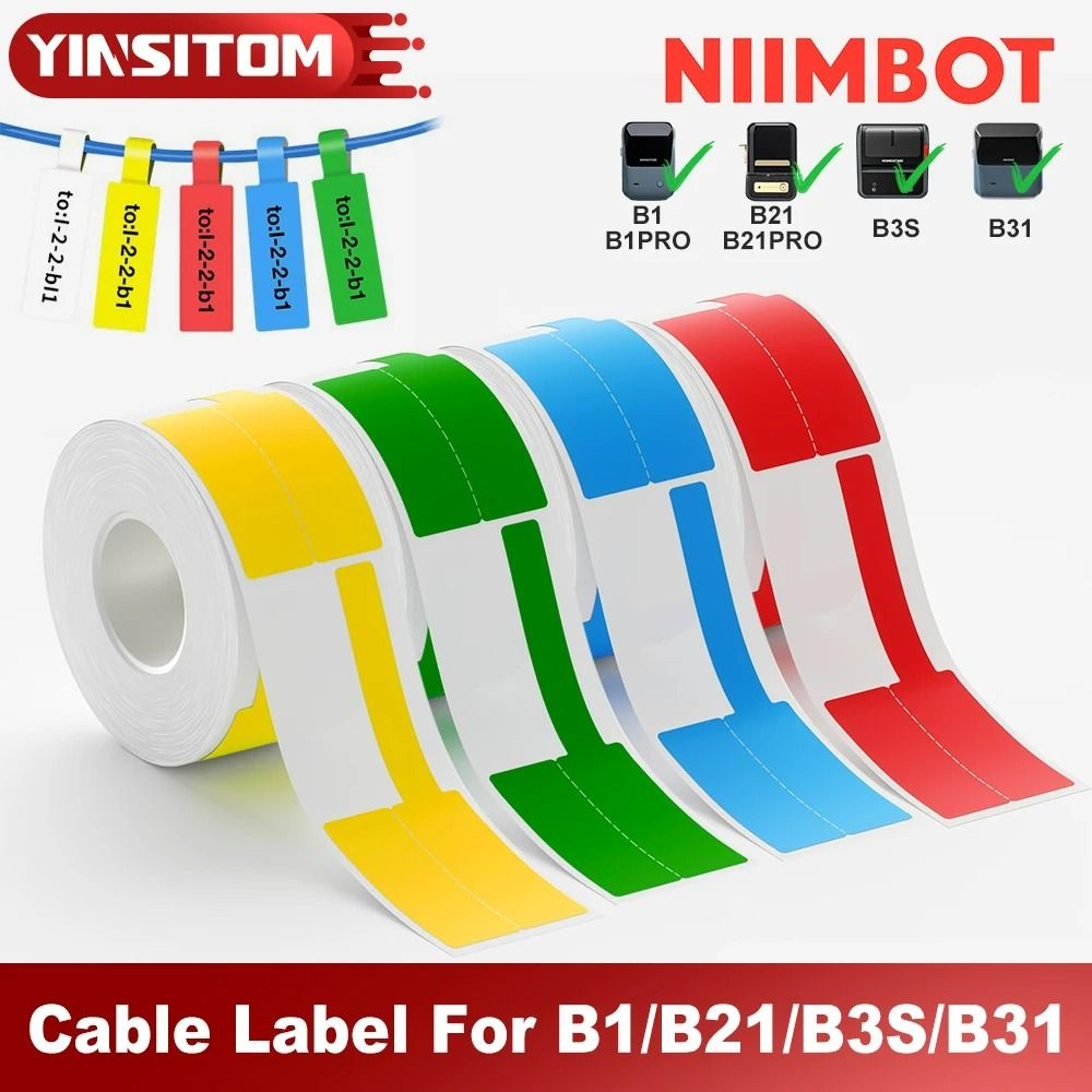 cablebright waterproof wire label stickers