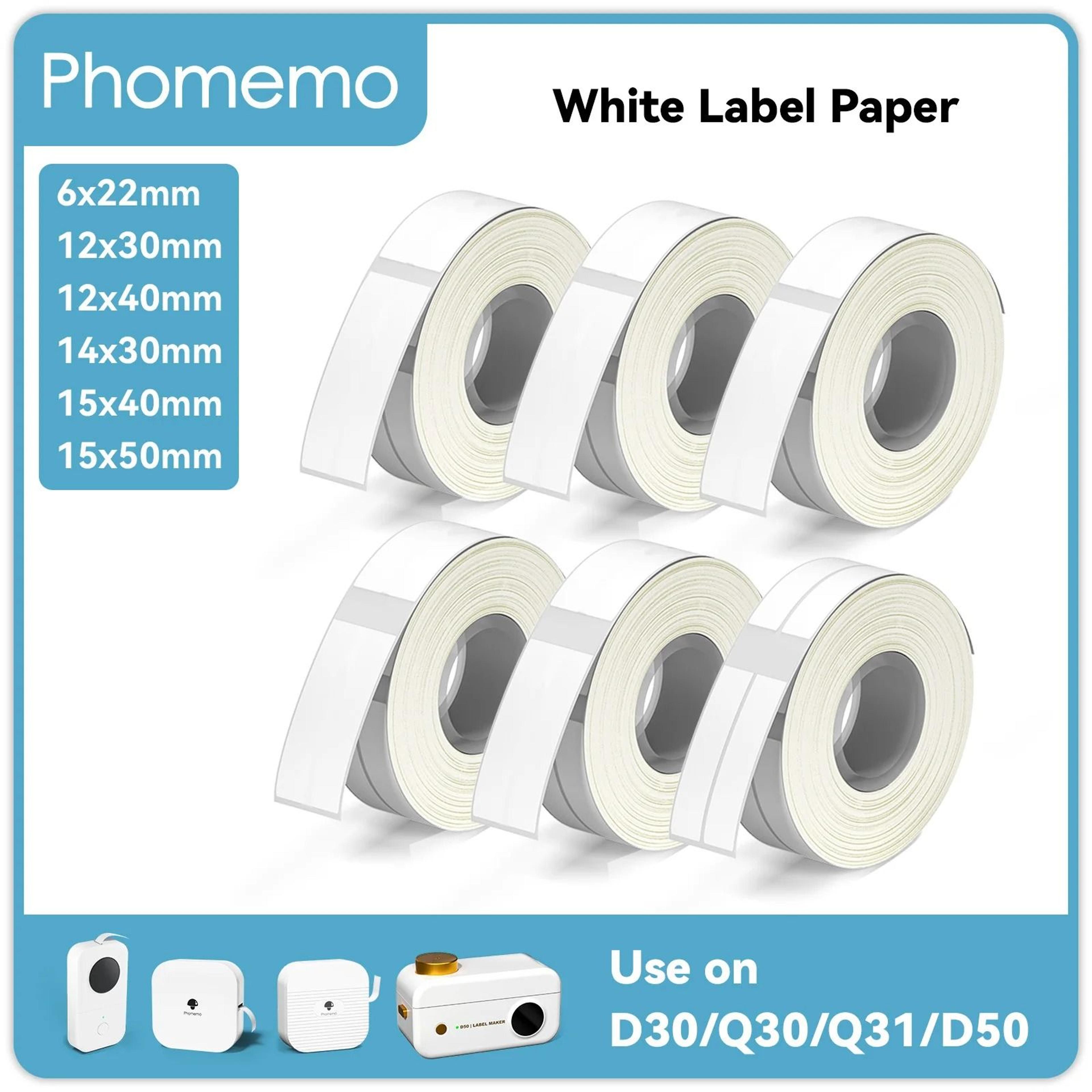 puretag phomemo waterproof label rolls