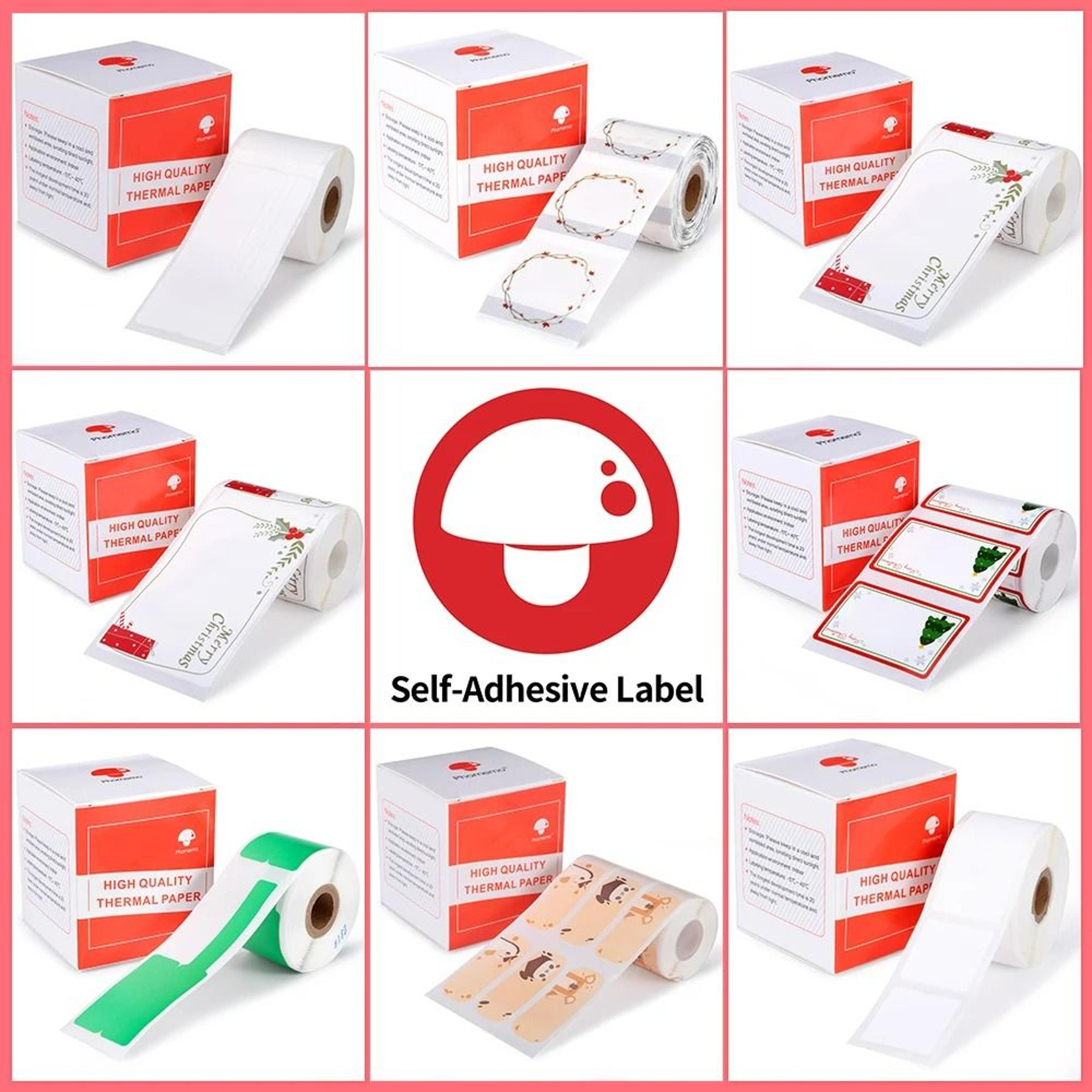 puremark phomemo waterproof label stickers