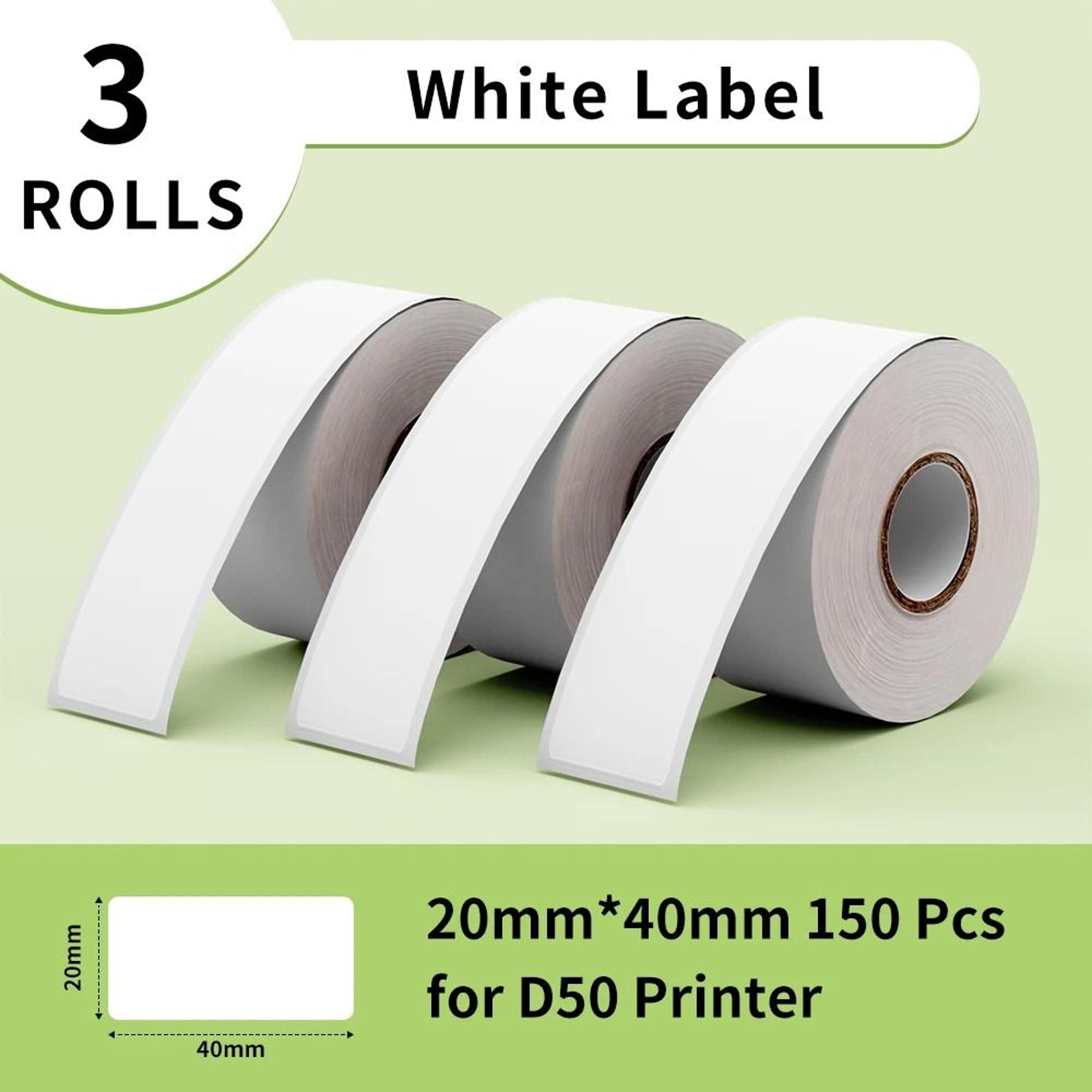 phomemo d50 waterproof thermal label stickers