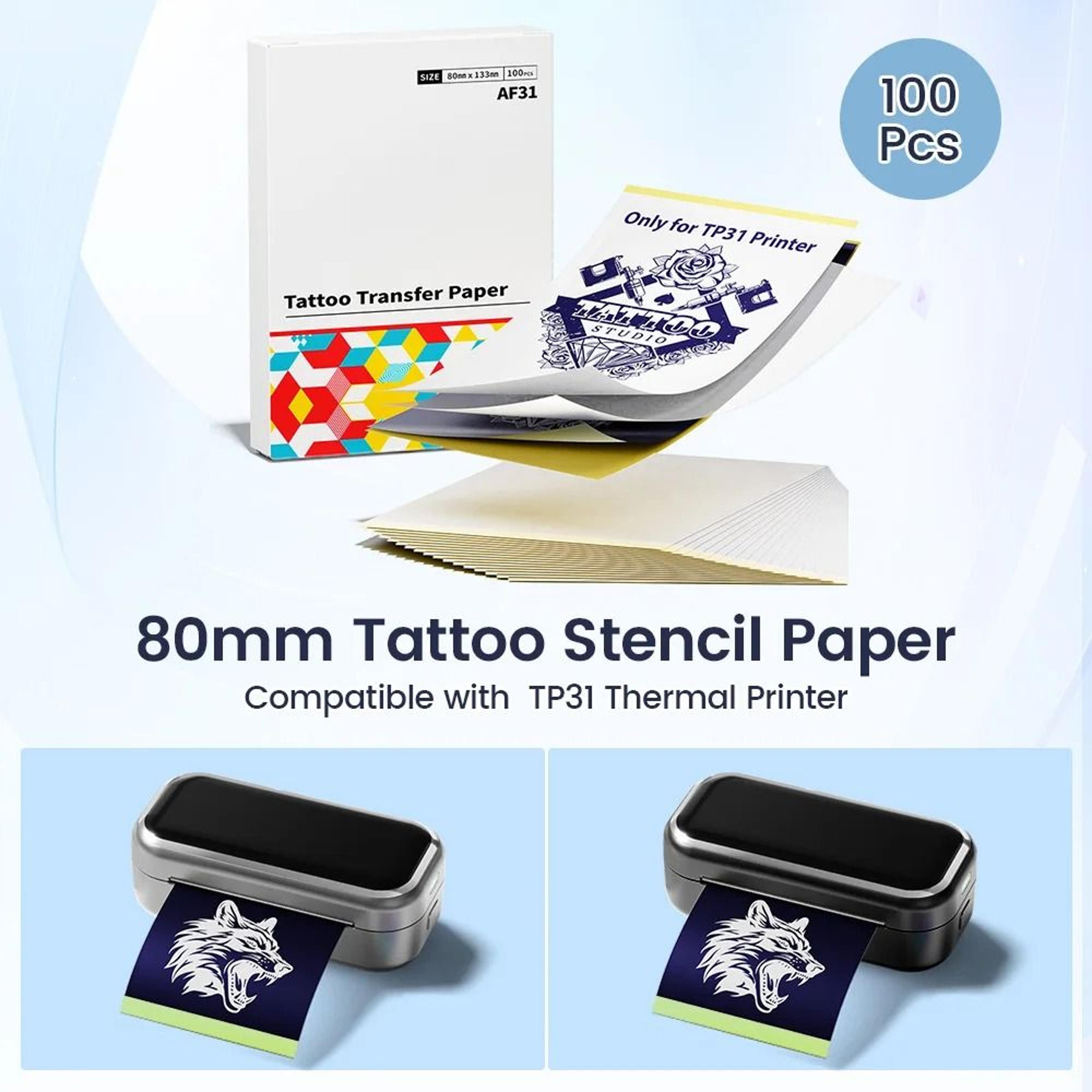stencilpro tp31 tattoo transfer paper 100 sheets