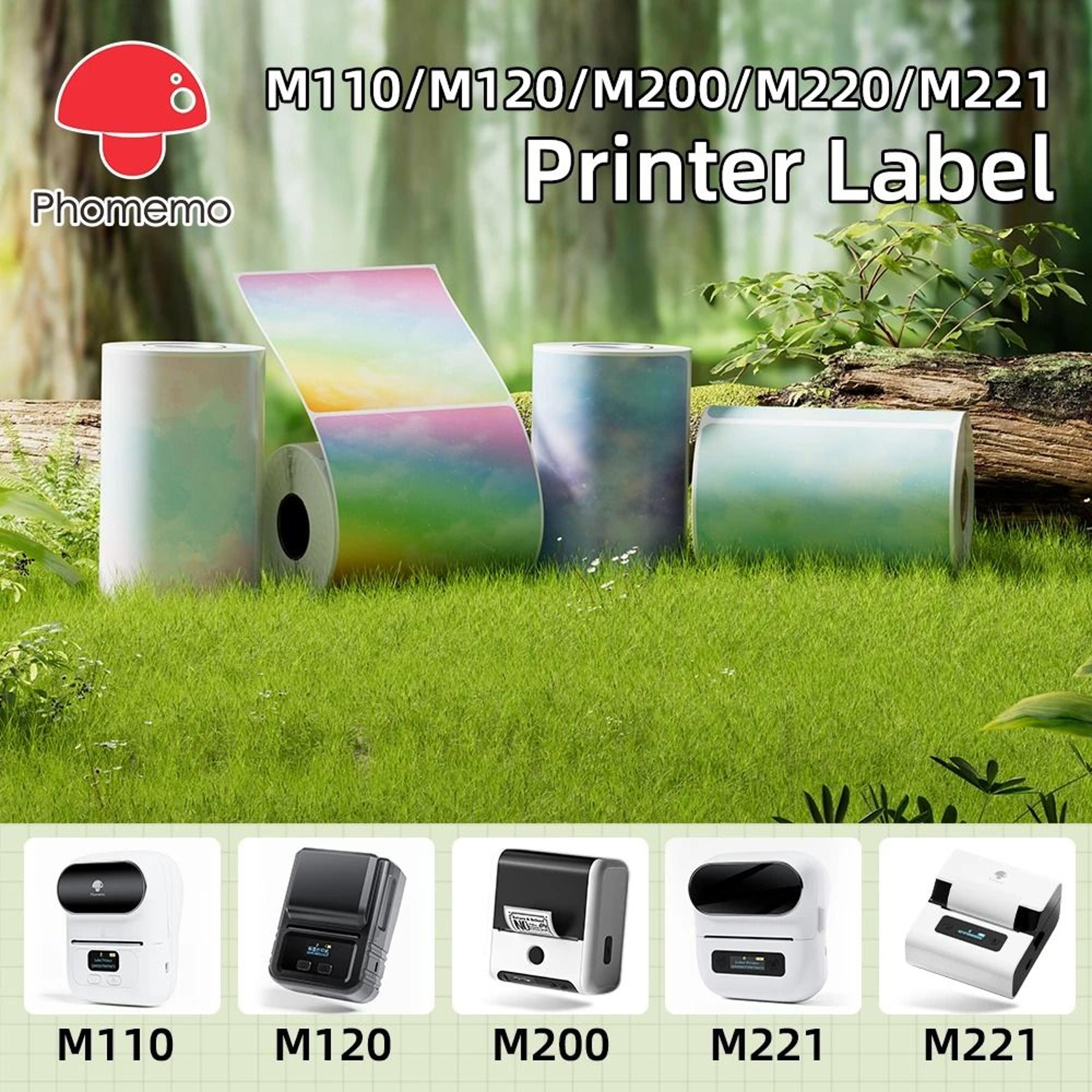 labelguard phomemo waterproof thermal stickers