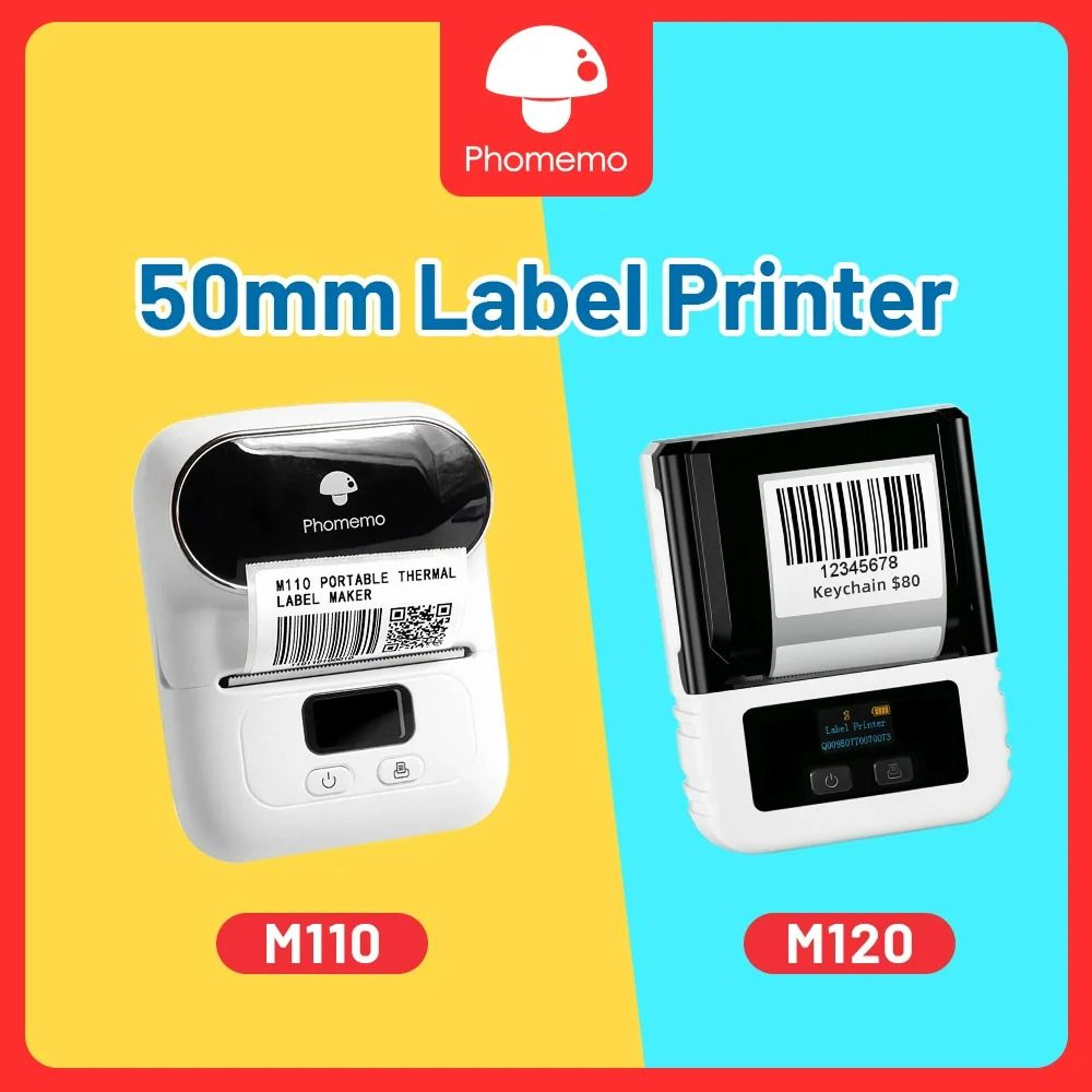 labelsync phomemo bluetooth portable label printer