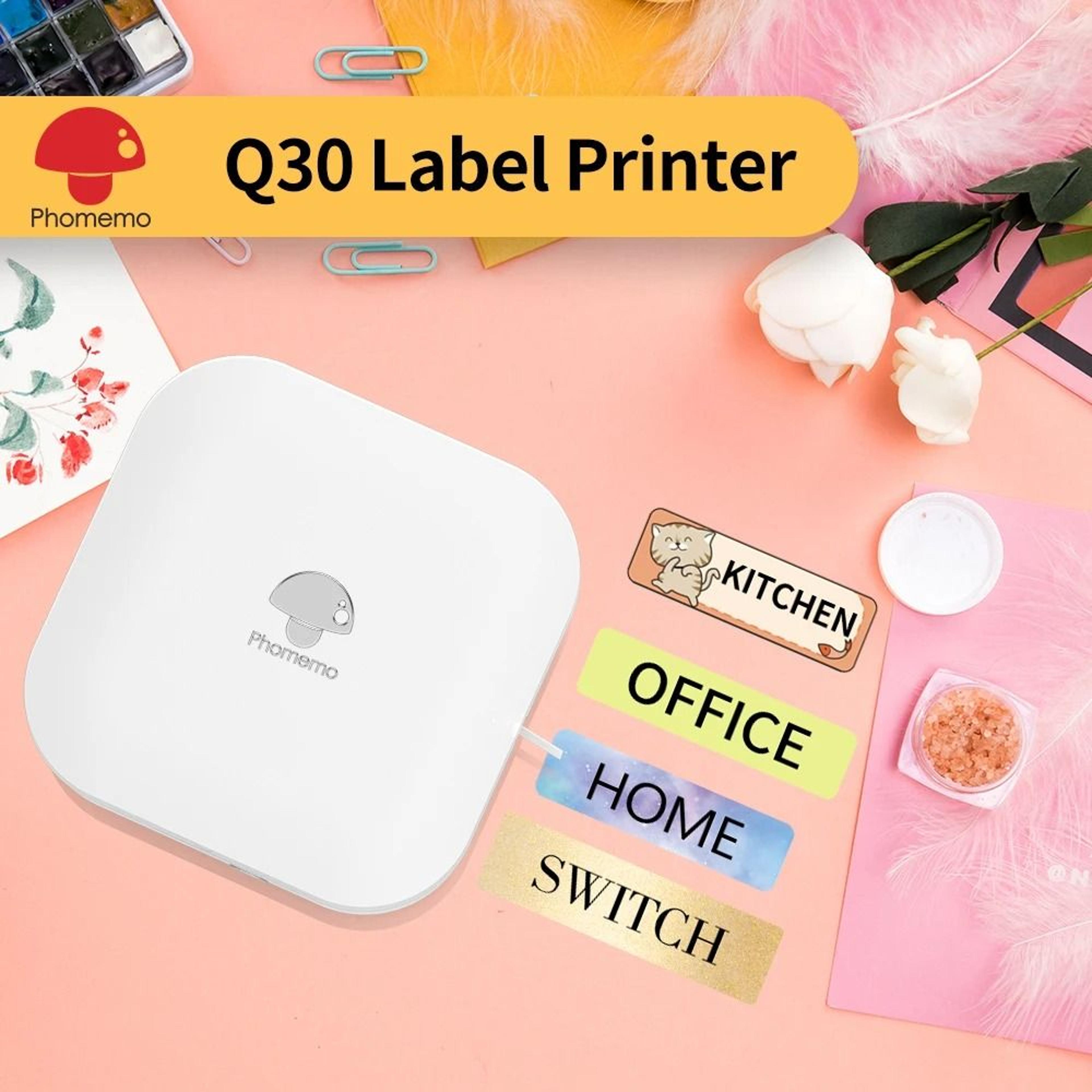 phomemo q30 wireless bluetooth mini label maker