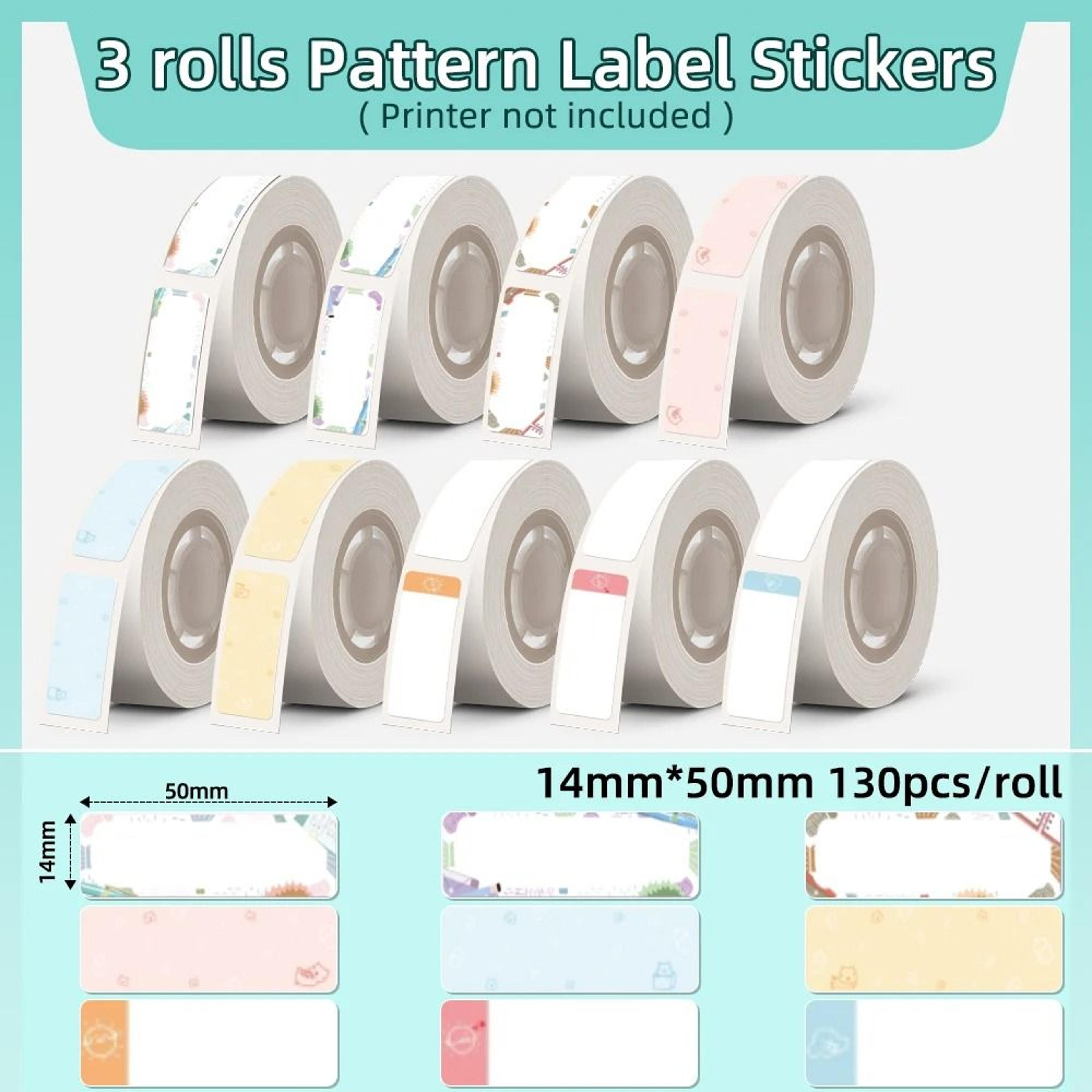 phomemo q30 q31 durable waterproof label sticker paper 3 rolls