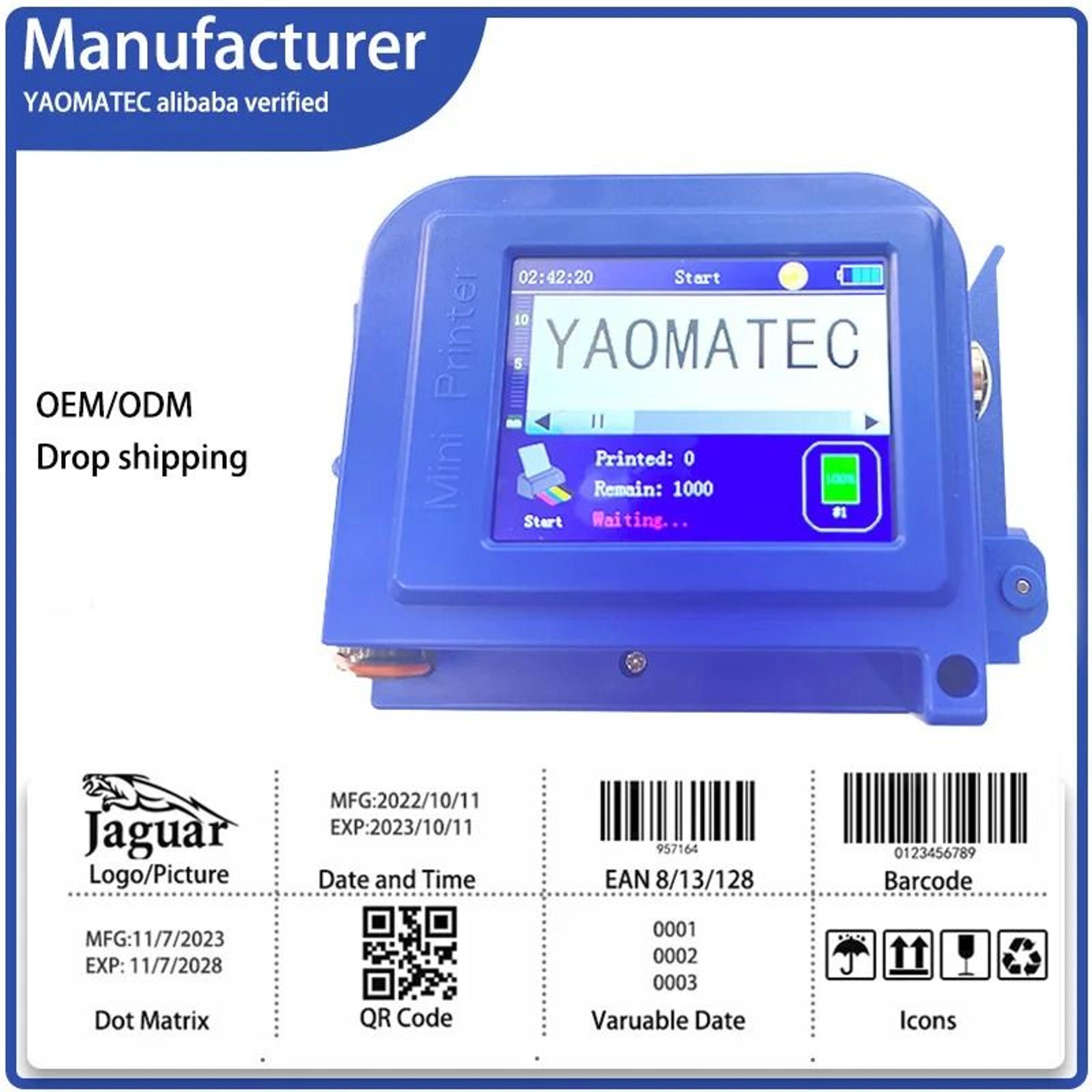 jetmark handheld thermal inkjet coding printer