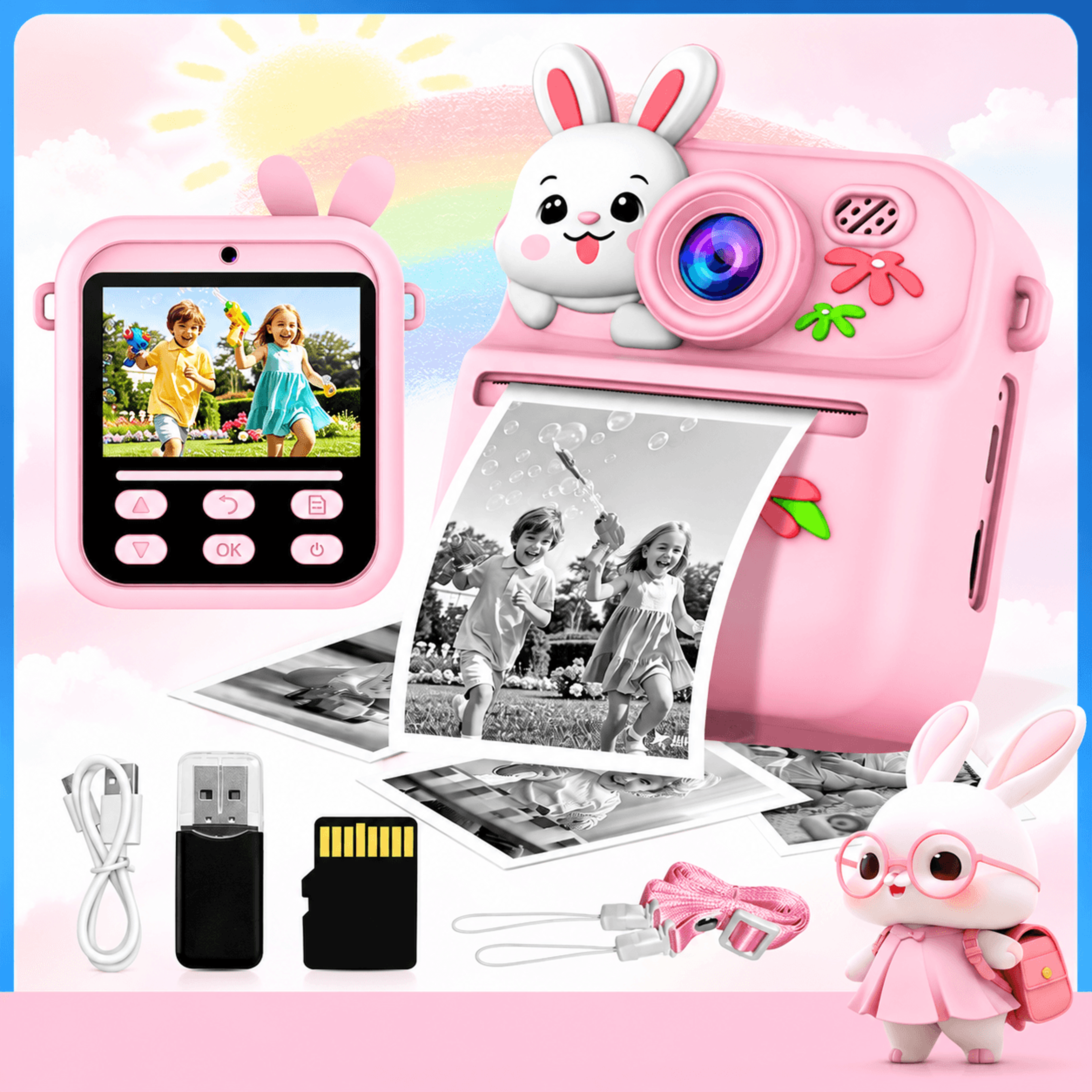 pictales kids thermal print camera