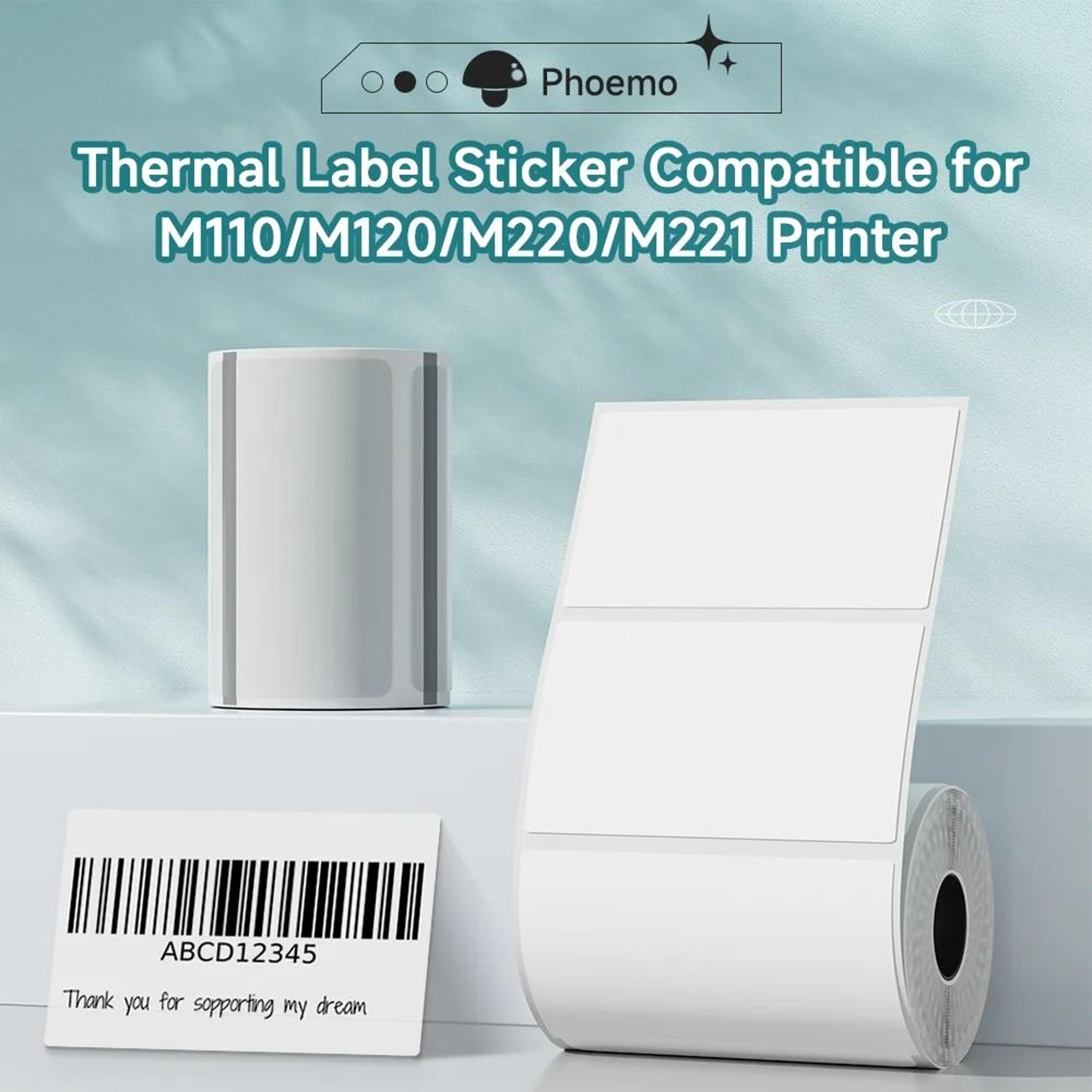 phomemo multishape thermal sticker labels