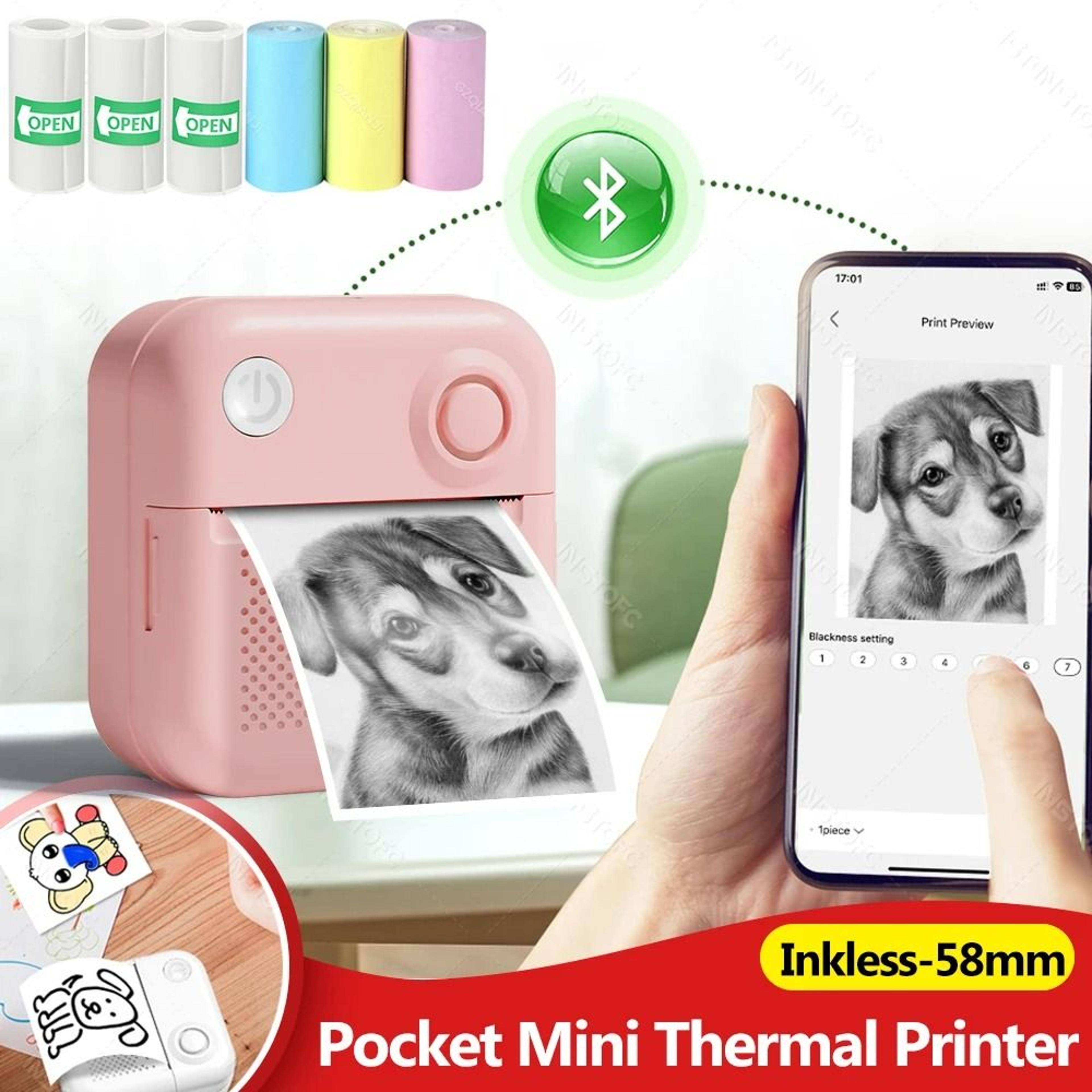 57mm mini thermal printer paper and sticker rolls