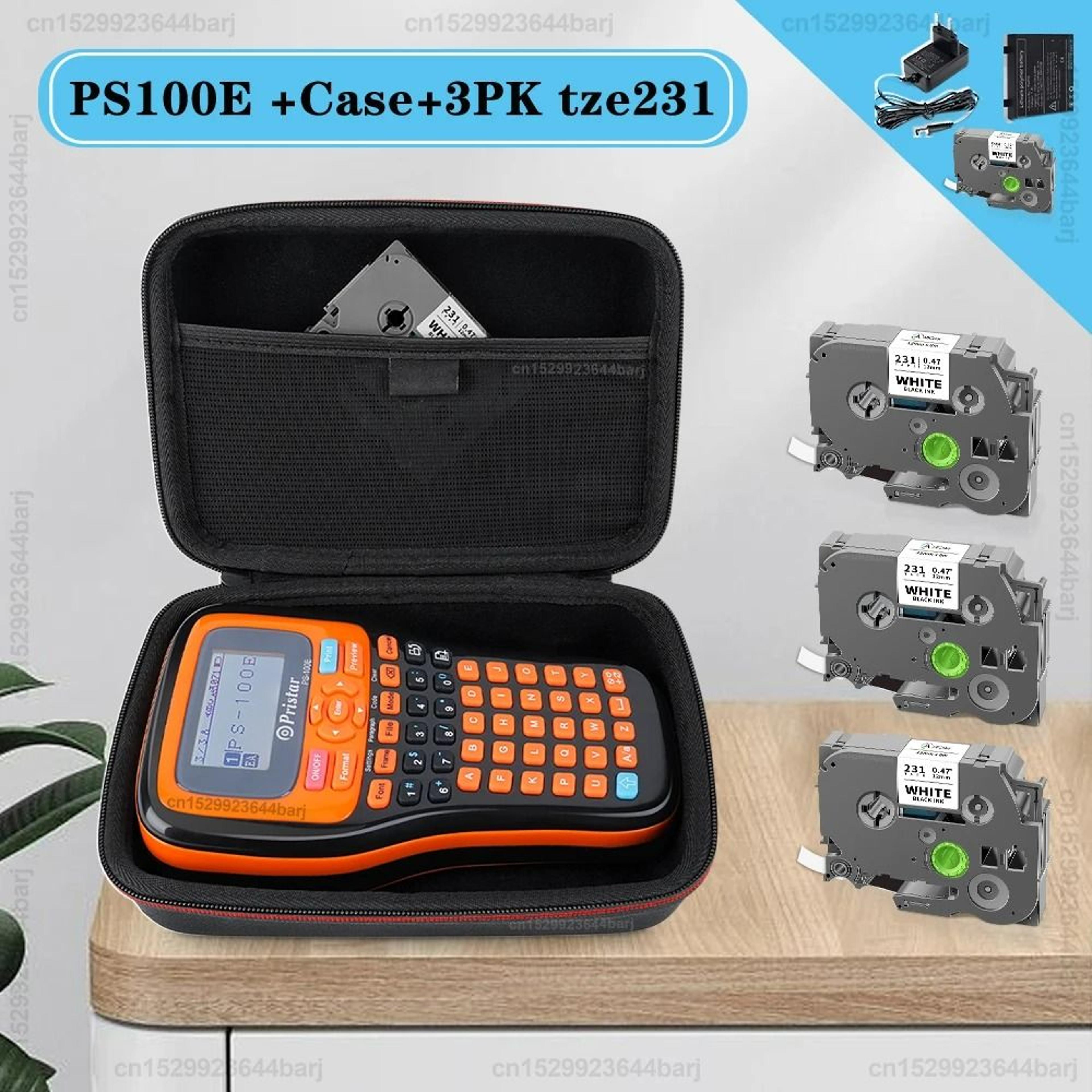 ps100e portable label maker set
