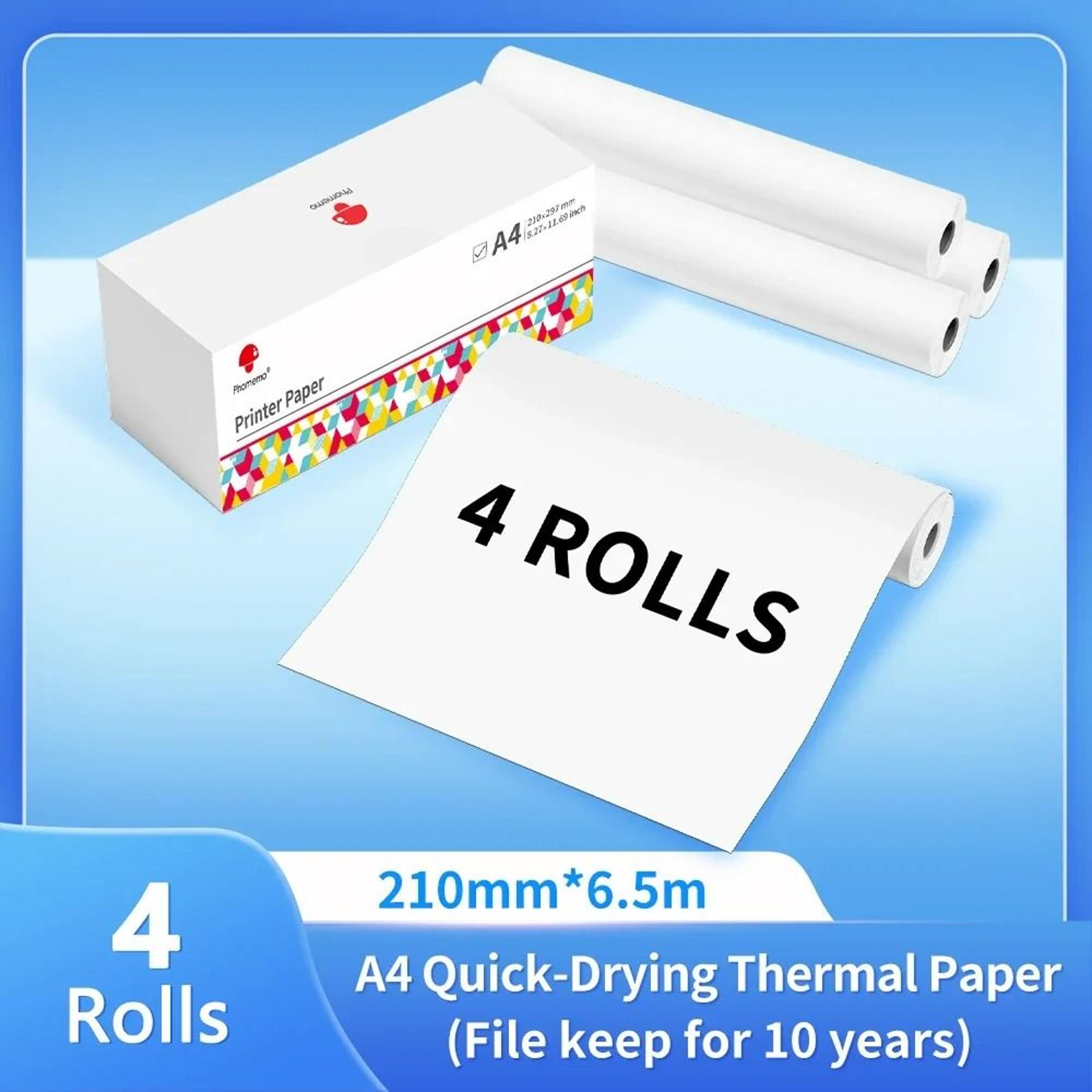 m832 a4 thermal paper rolls