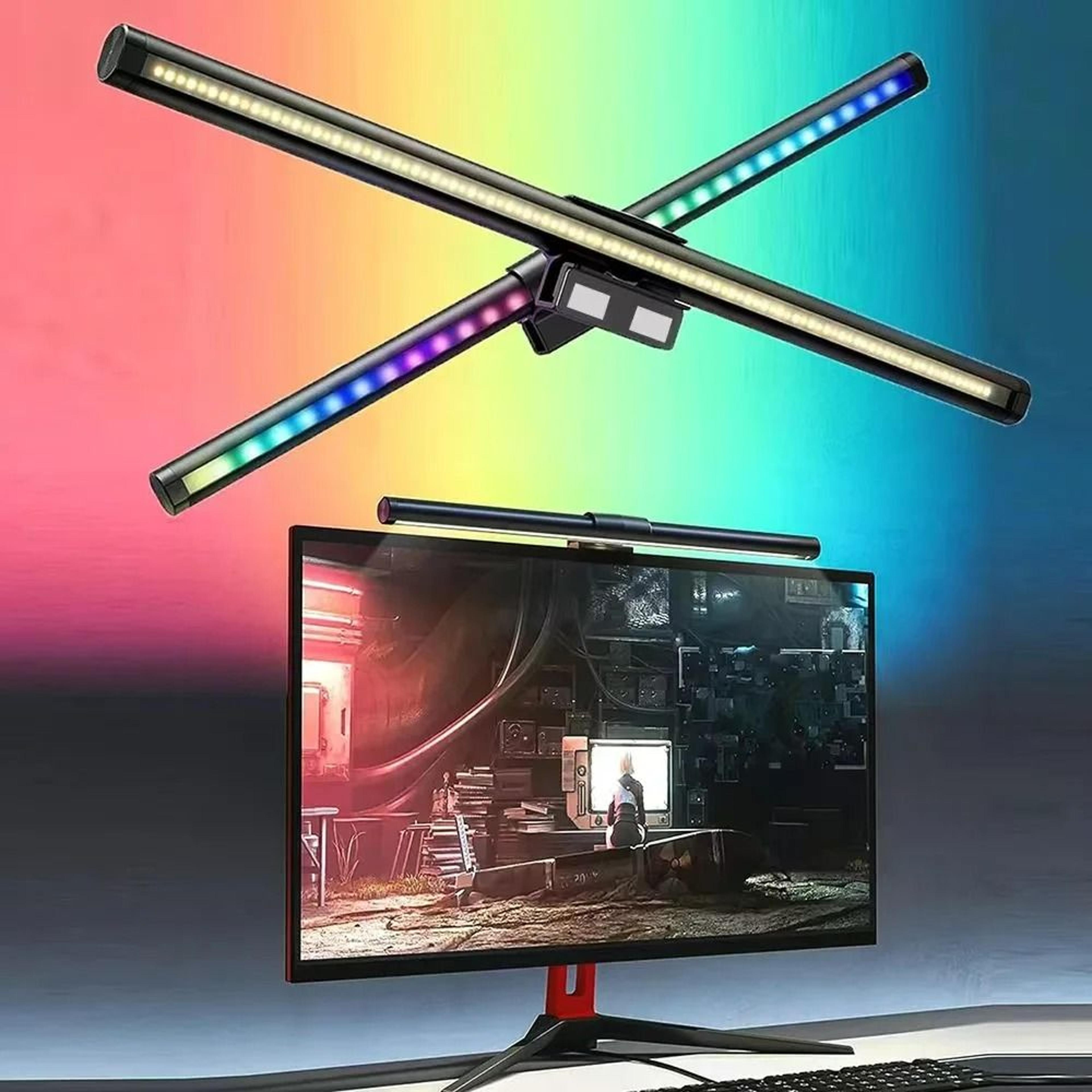 usb led monitor light bar with stepless dimming