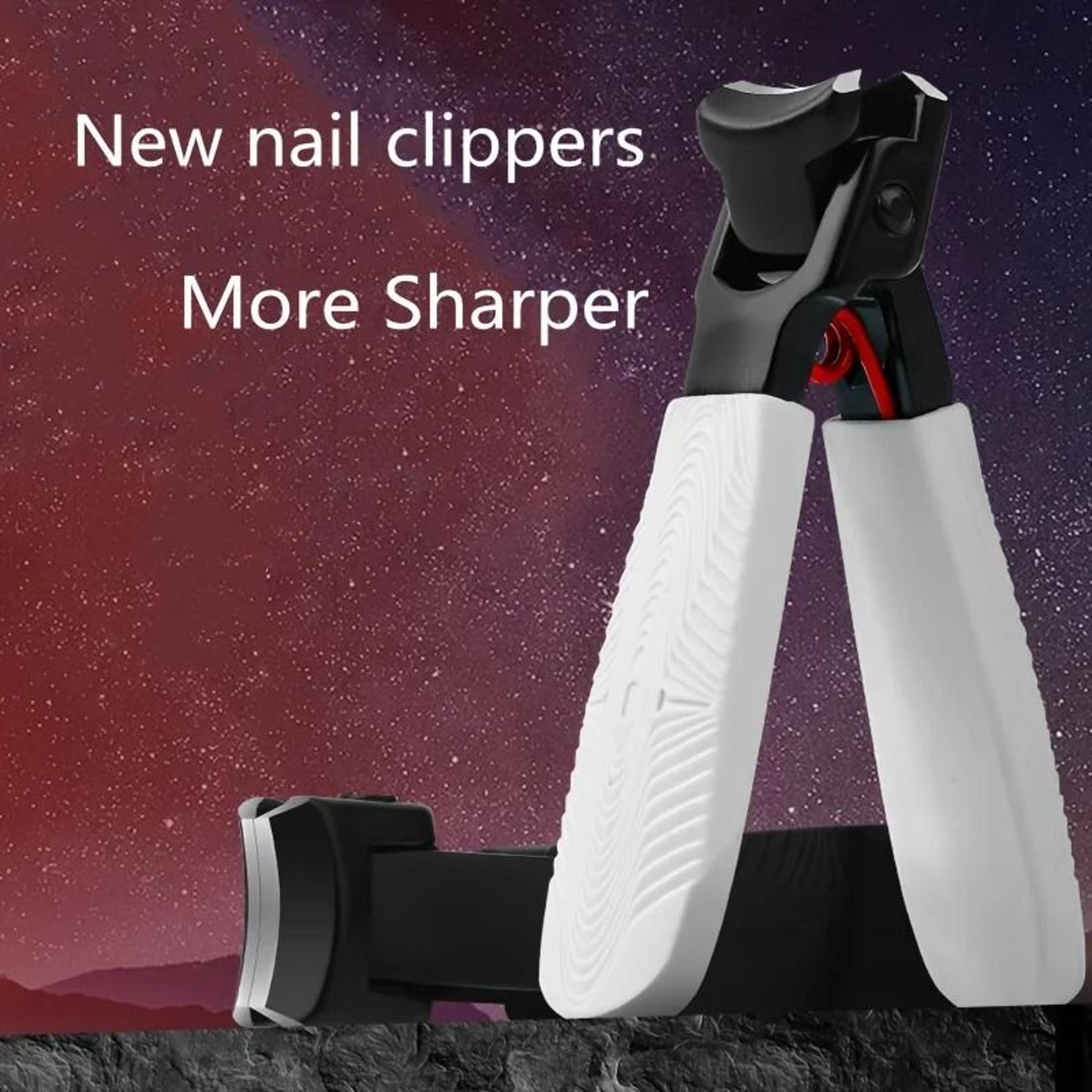stainless steel nail clippers for fingernails and toenails sharp edge clipper for manicure and pedicure care