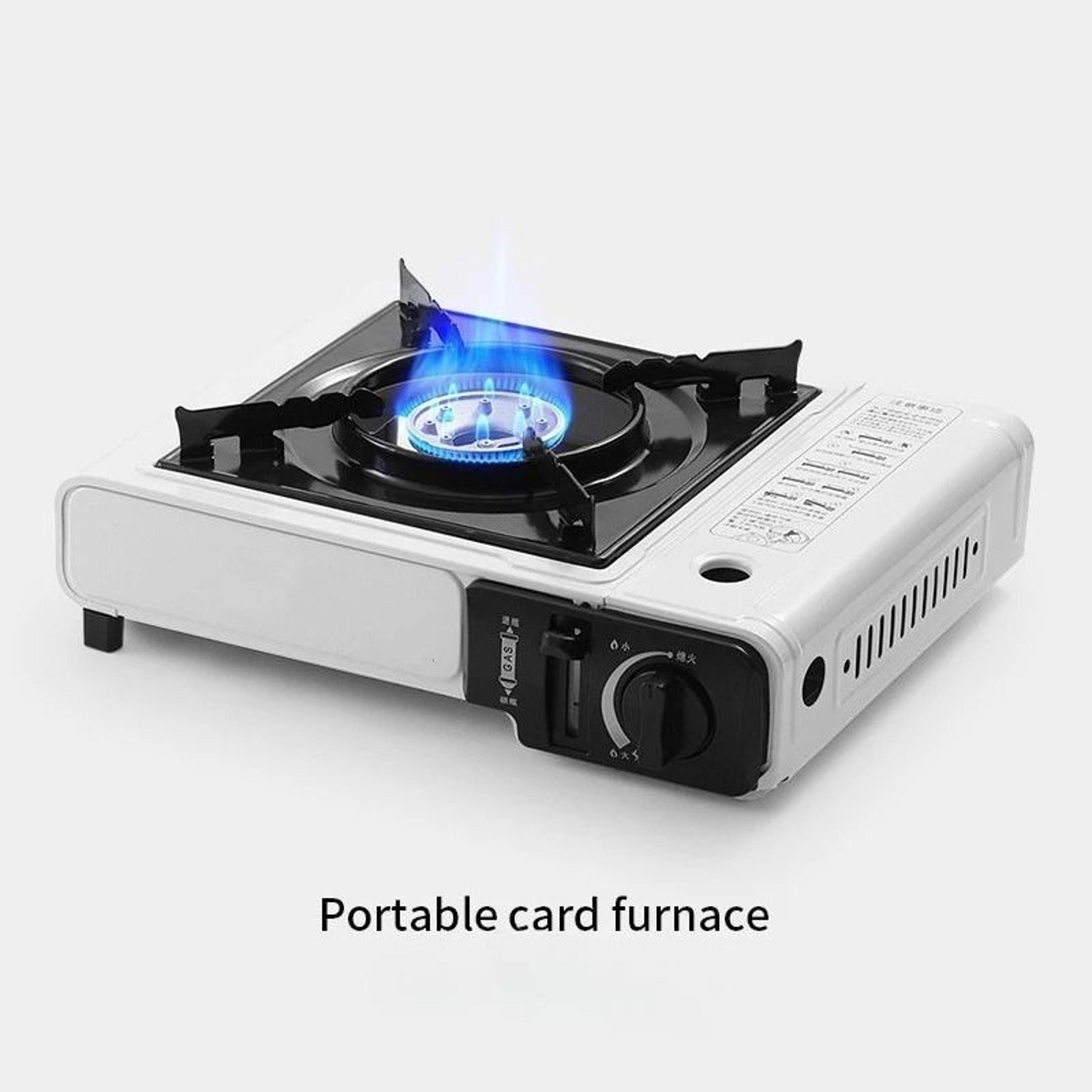 portable outdoor cassette butane gas stove for camping cooking