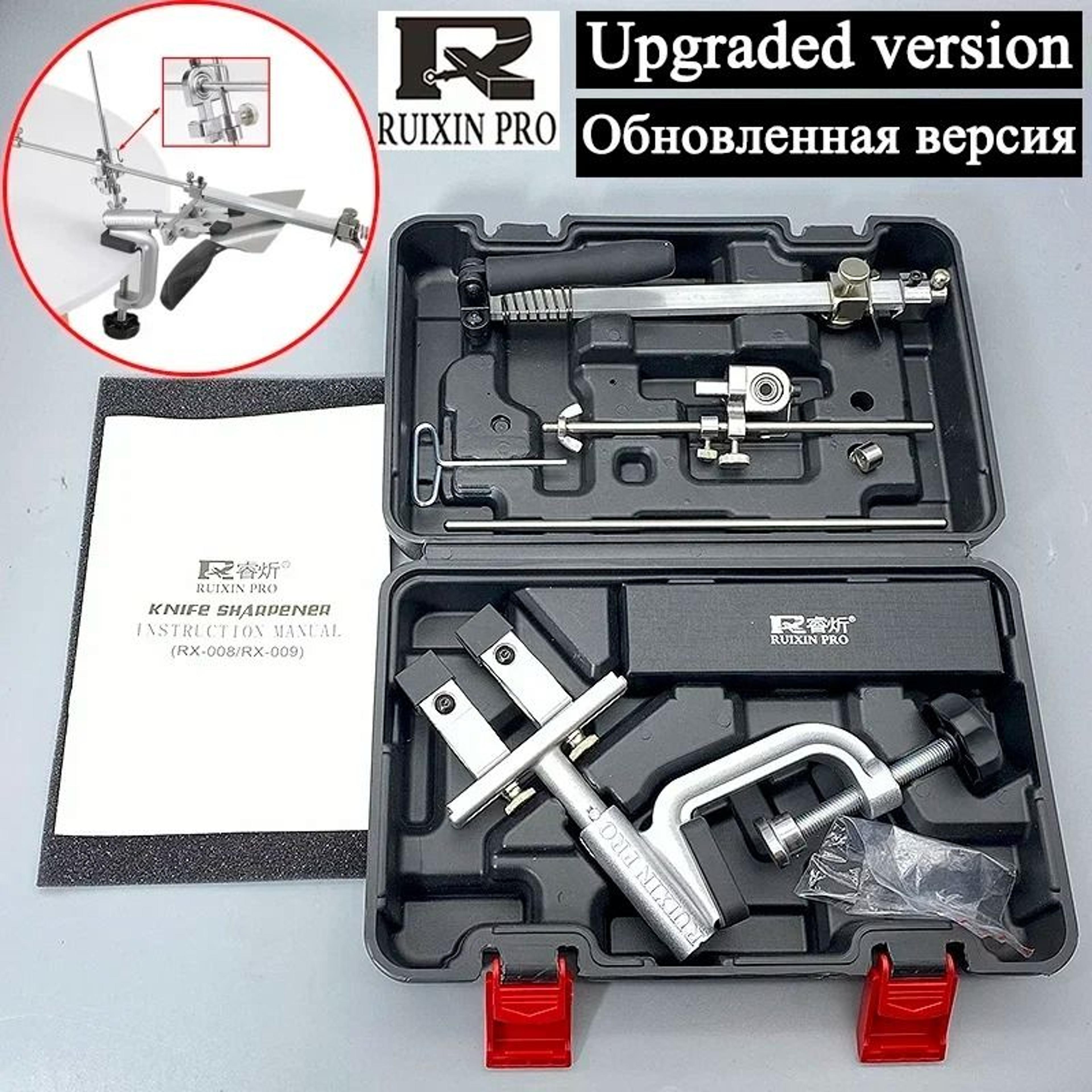 ruixin pro rx009 knife sharpener with 360 degree flip and constant angle grinding tool
