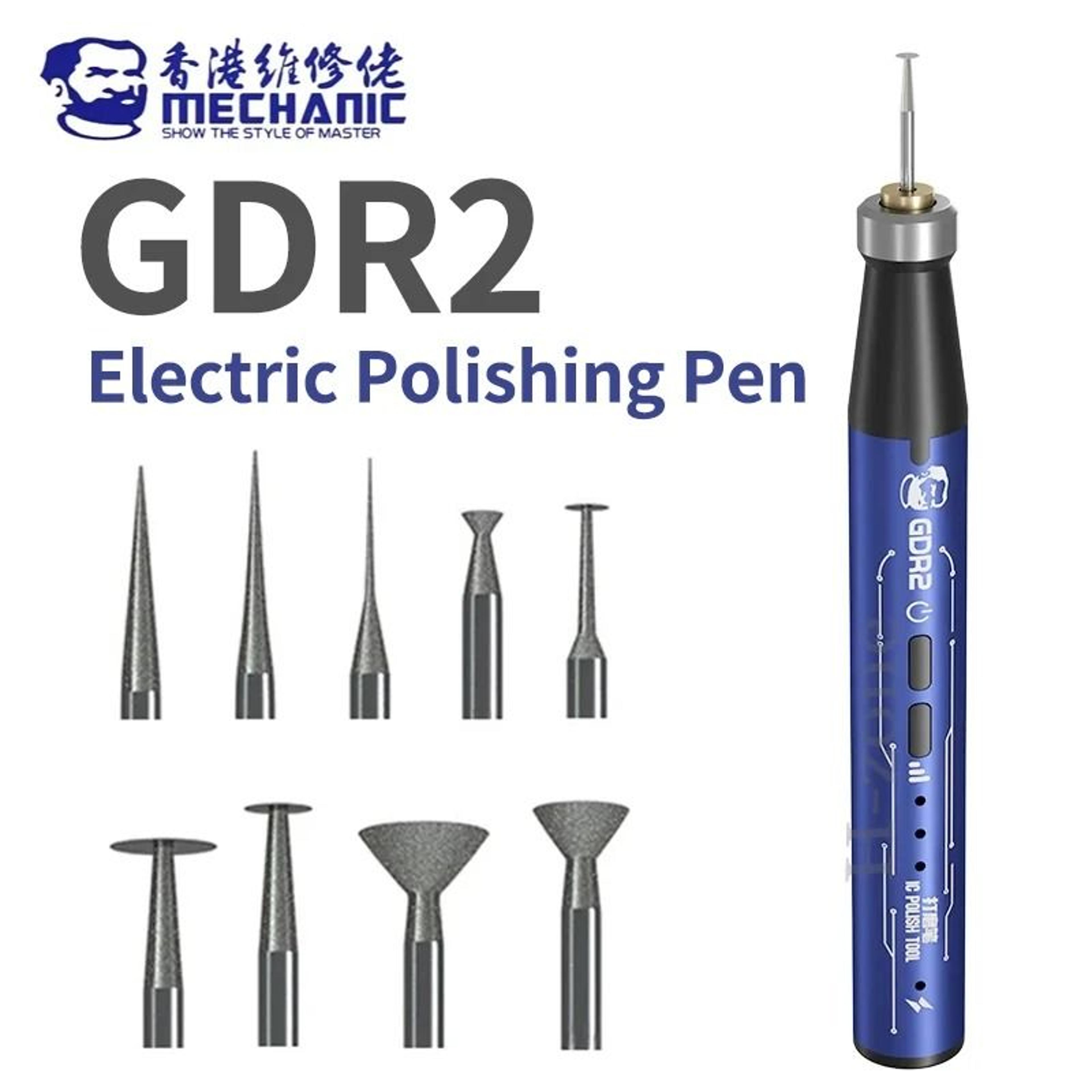 mechanic gdr2 electric polishing pen for pcb ic mobile phone repair