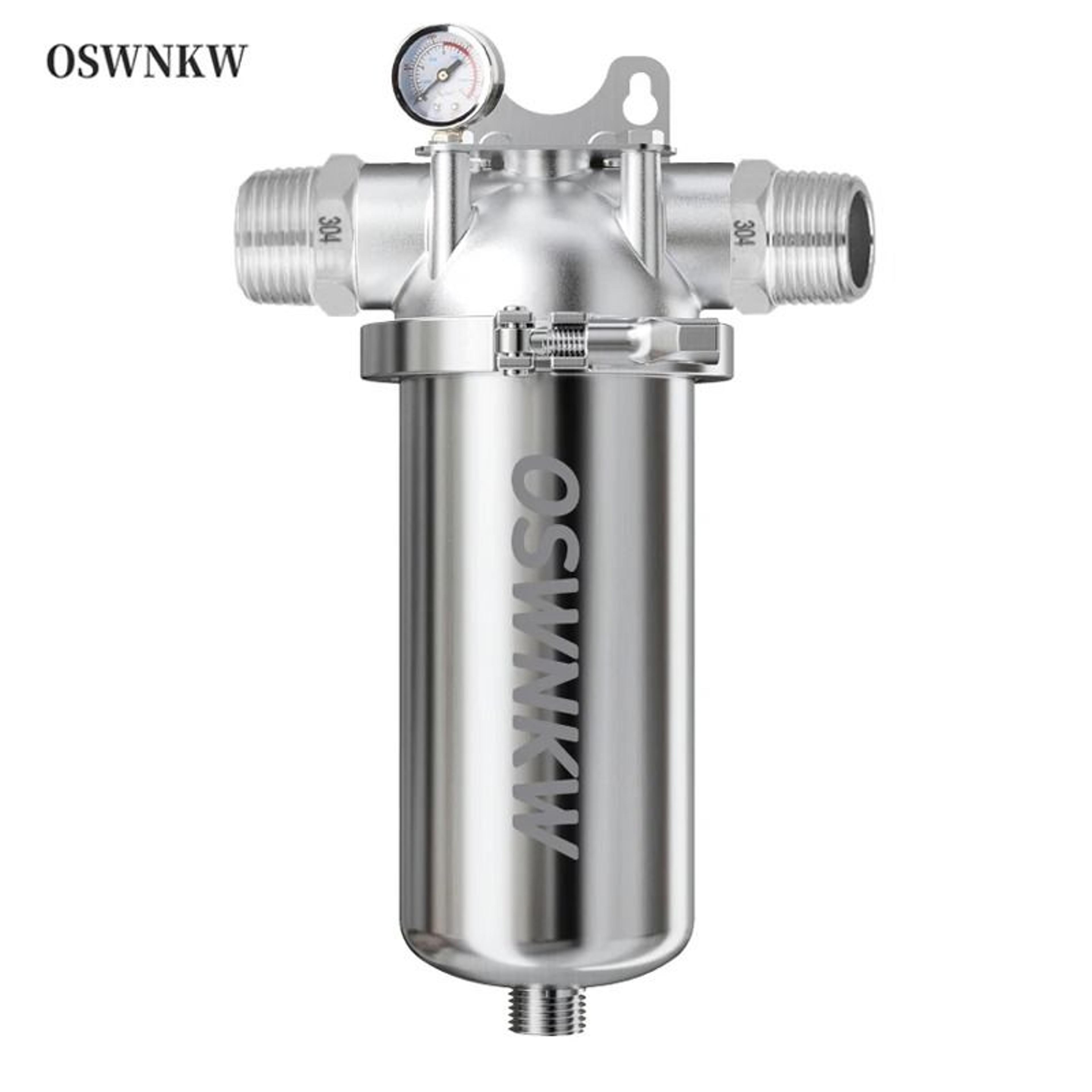 whole house 40 micron sediment water filter with 316 stainless steel mesh