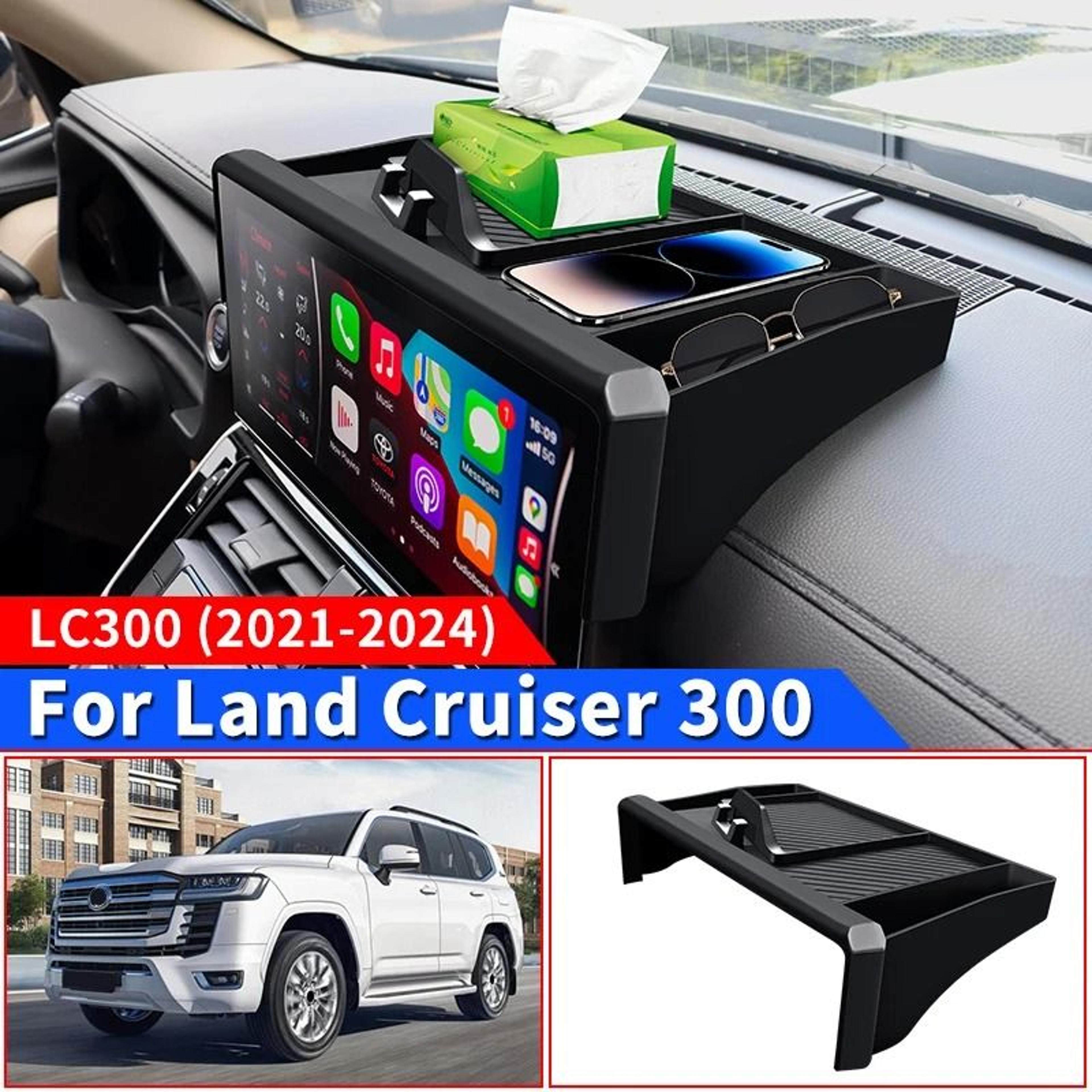 toyota land cruiser 300 multimedia display back storage protection cover