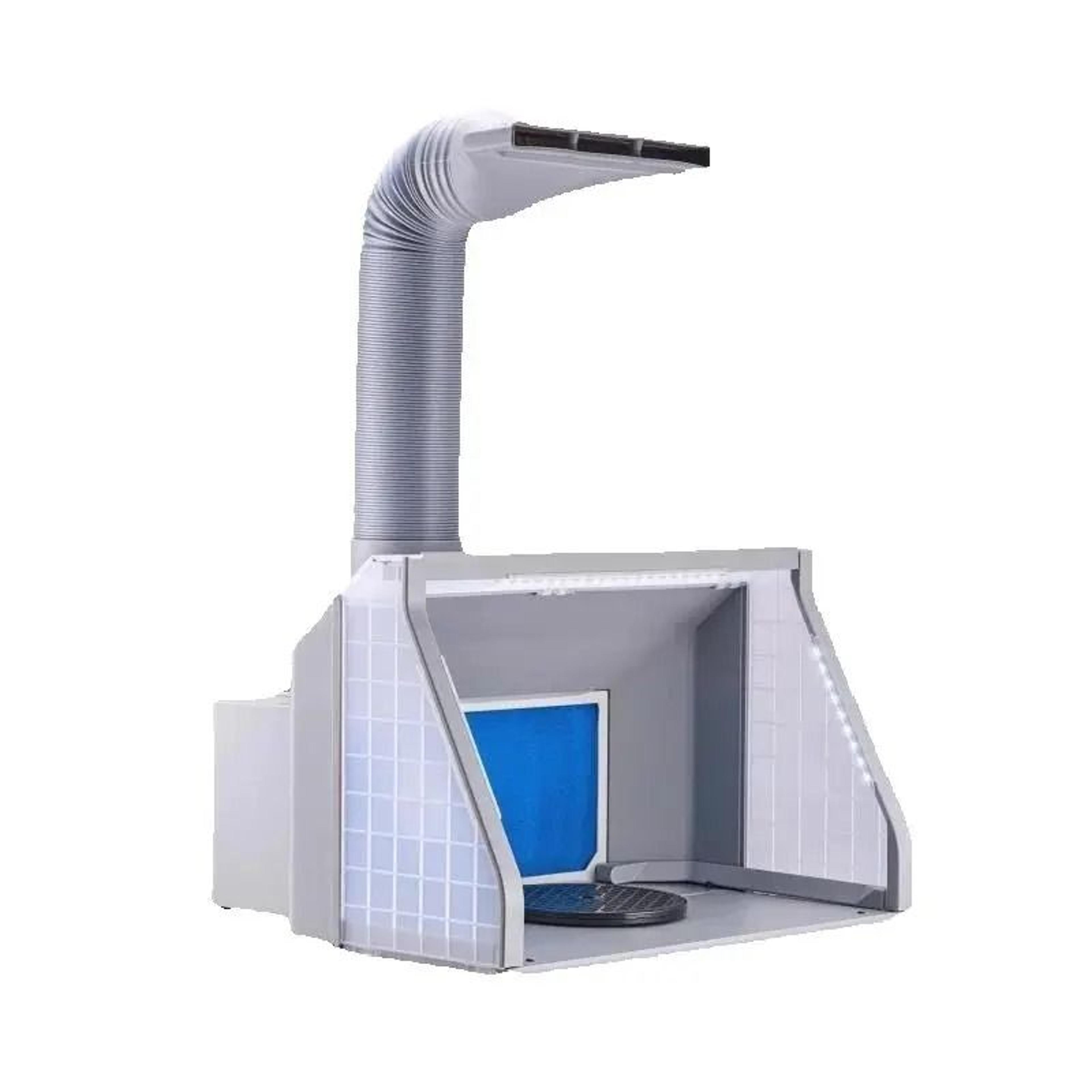 succebuy portable dual fan airbrush spray booth kit