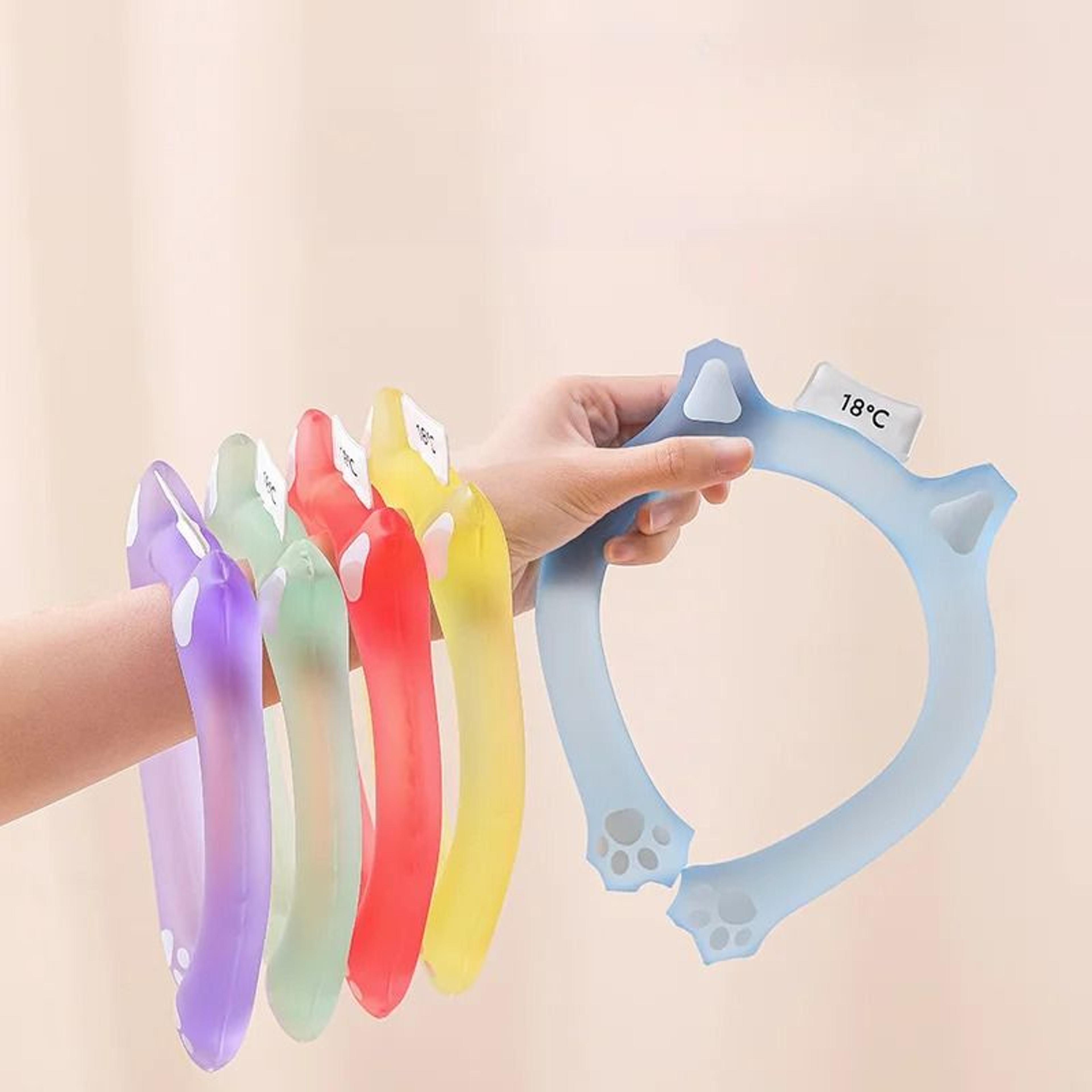 outdoor cooling ring pcm neck collar for heatstroke prevention