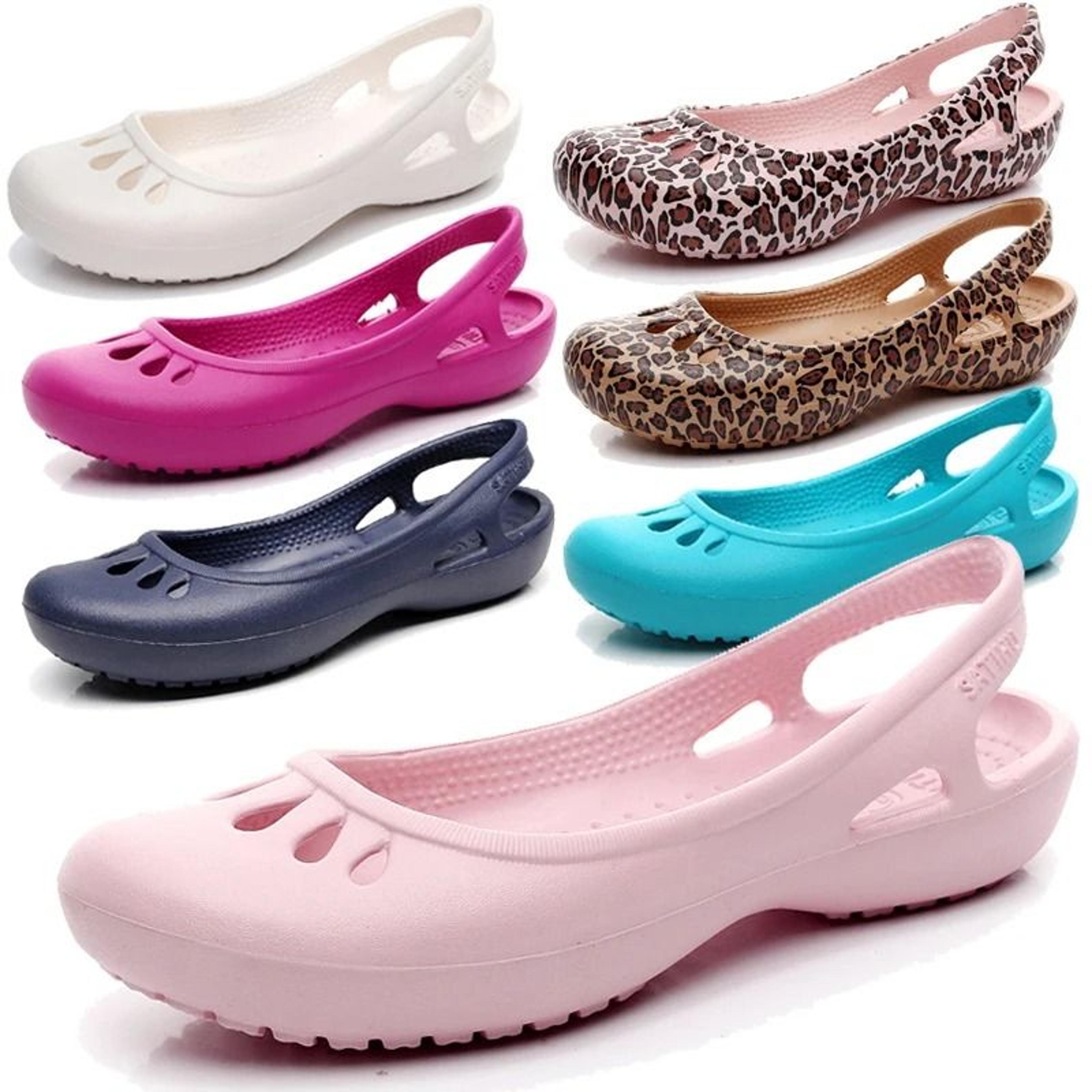 certified satihu lightweight anti slip hole clogs for women