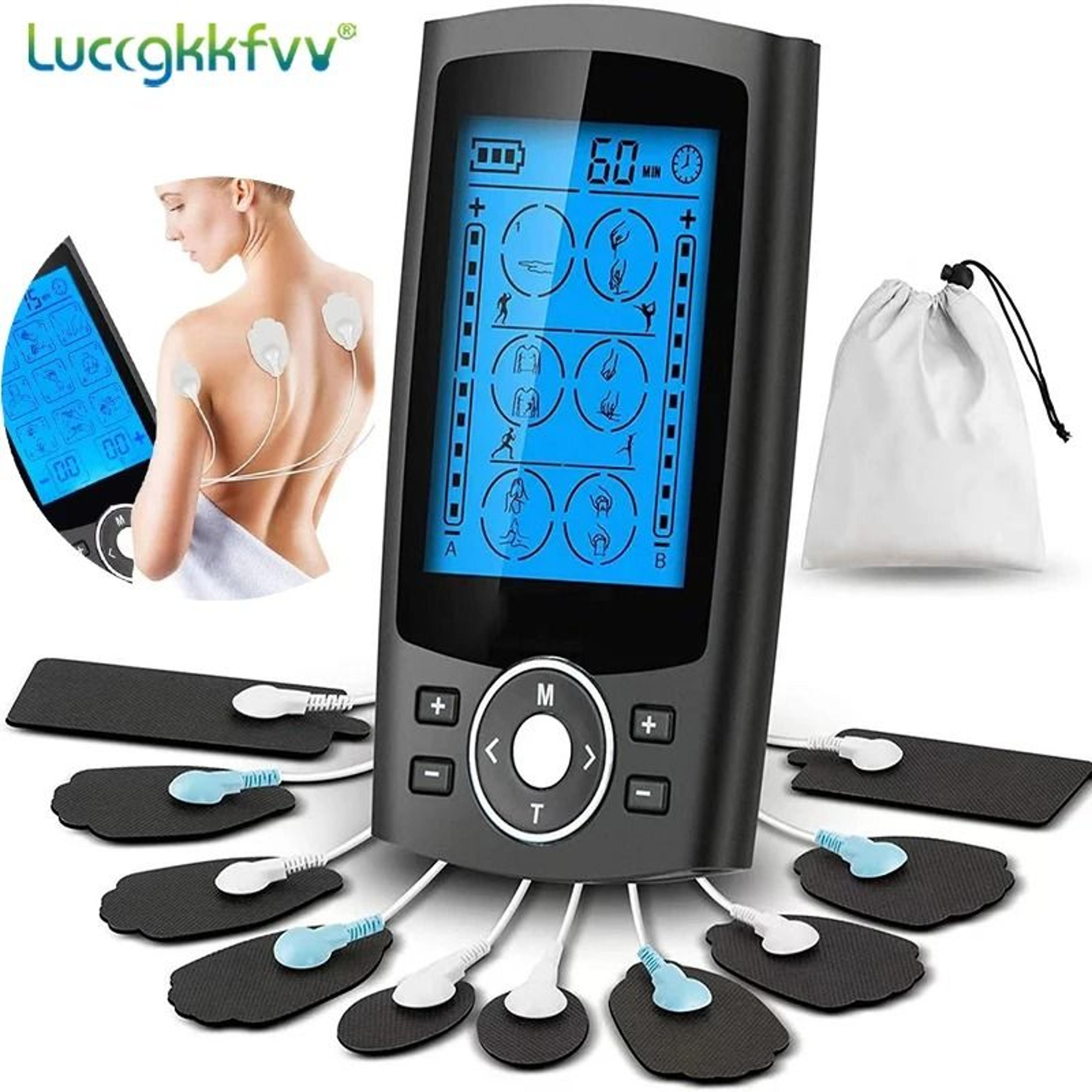 36 mode tens ems electric muscle stimulator digital therapy slimming device