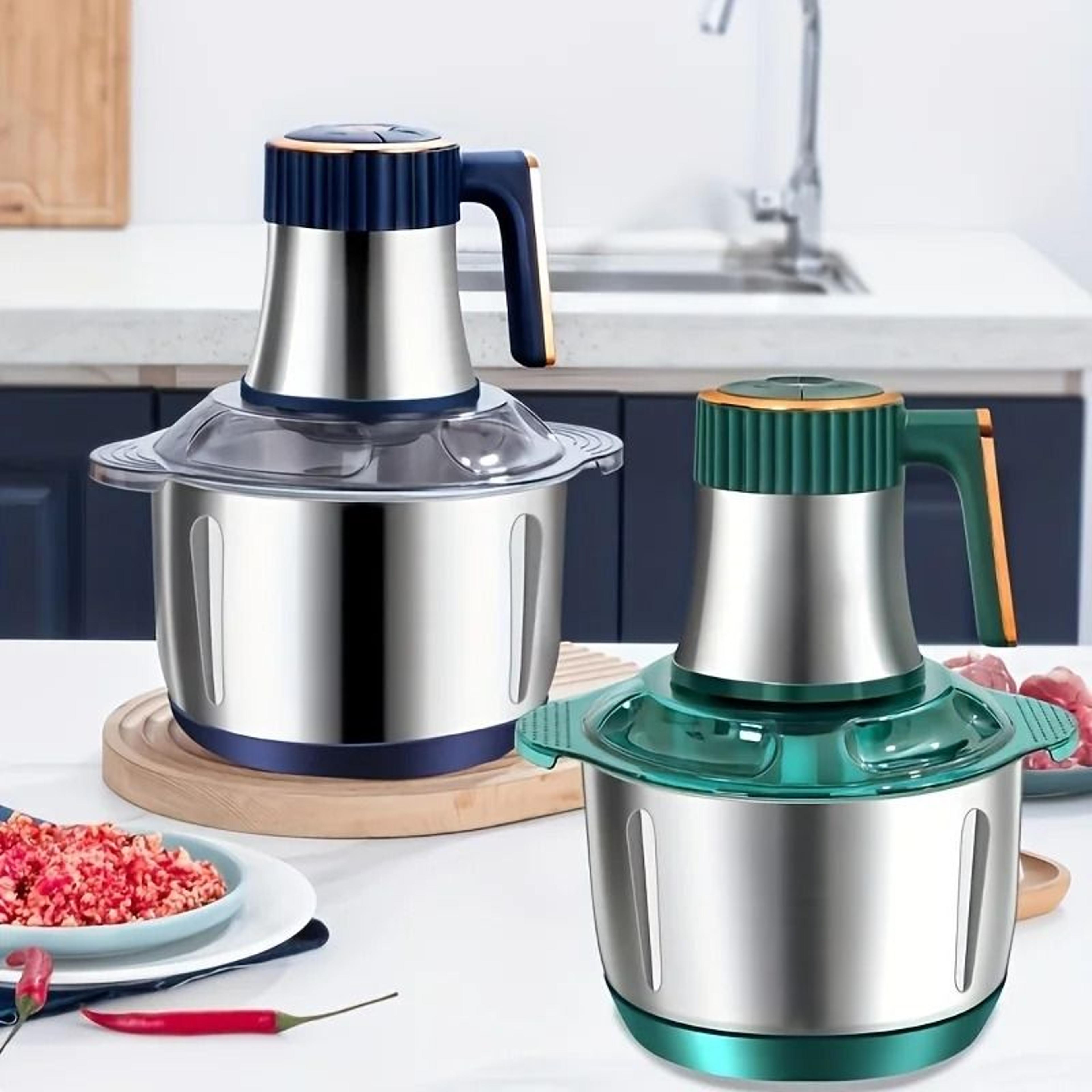 electric 5 l stainless steel meat grinder food crusher multifunctional chopper