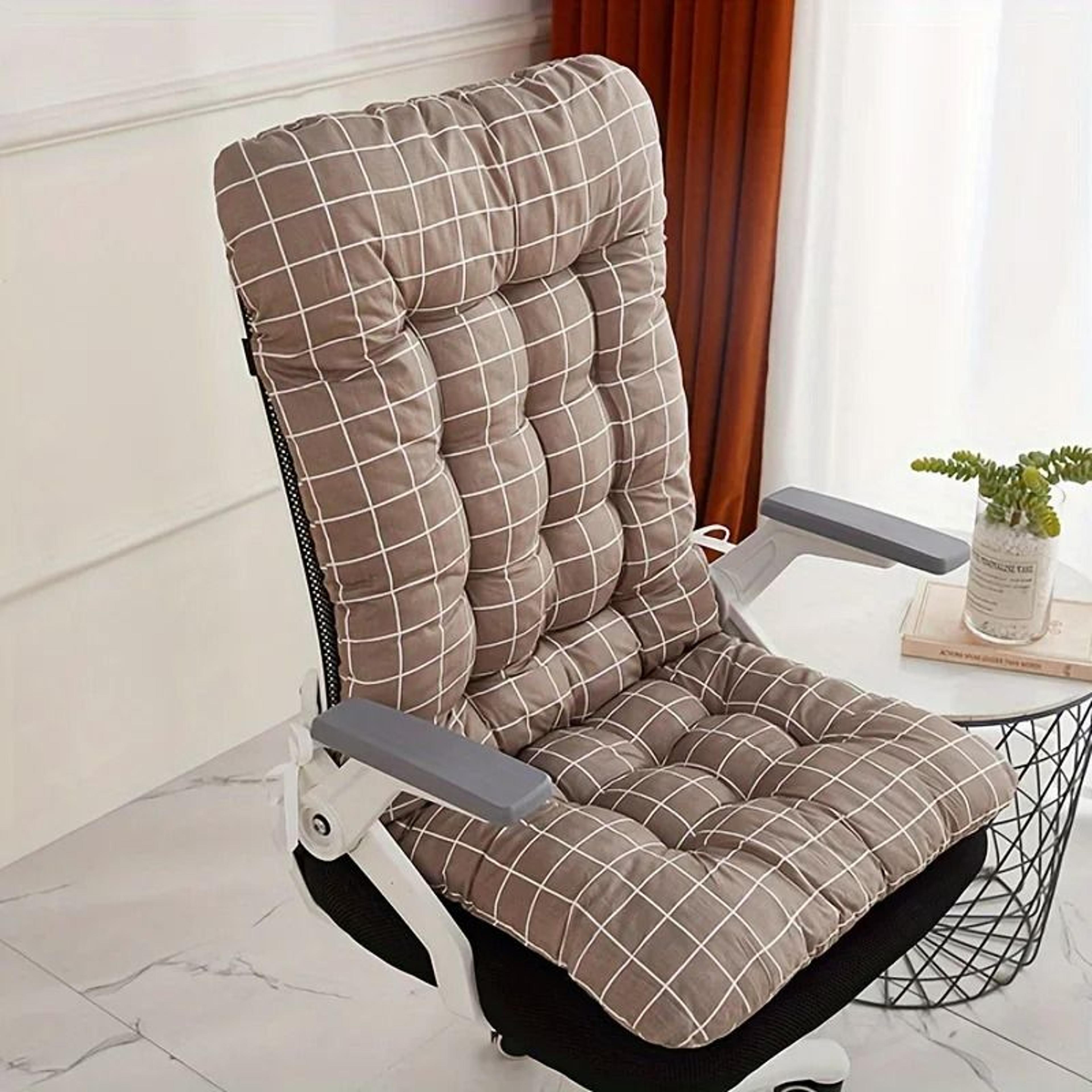 ergonomic office chair cushion with integrated back support