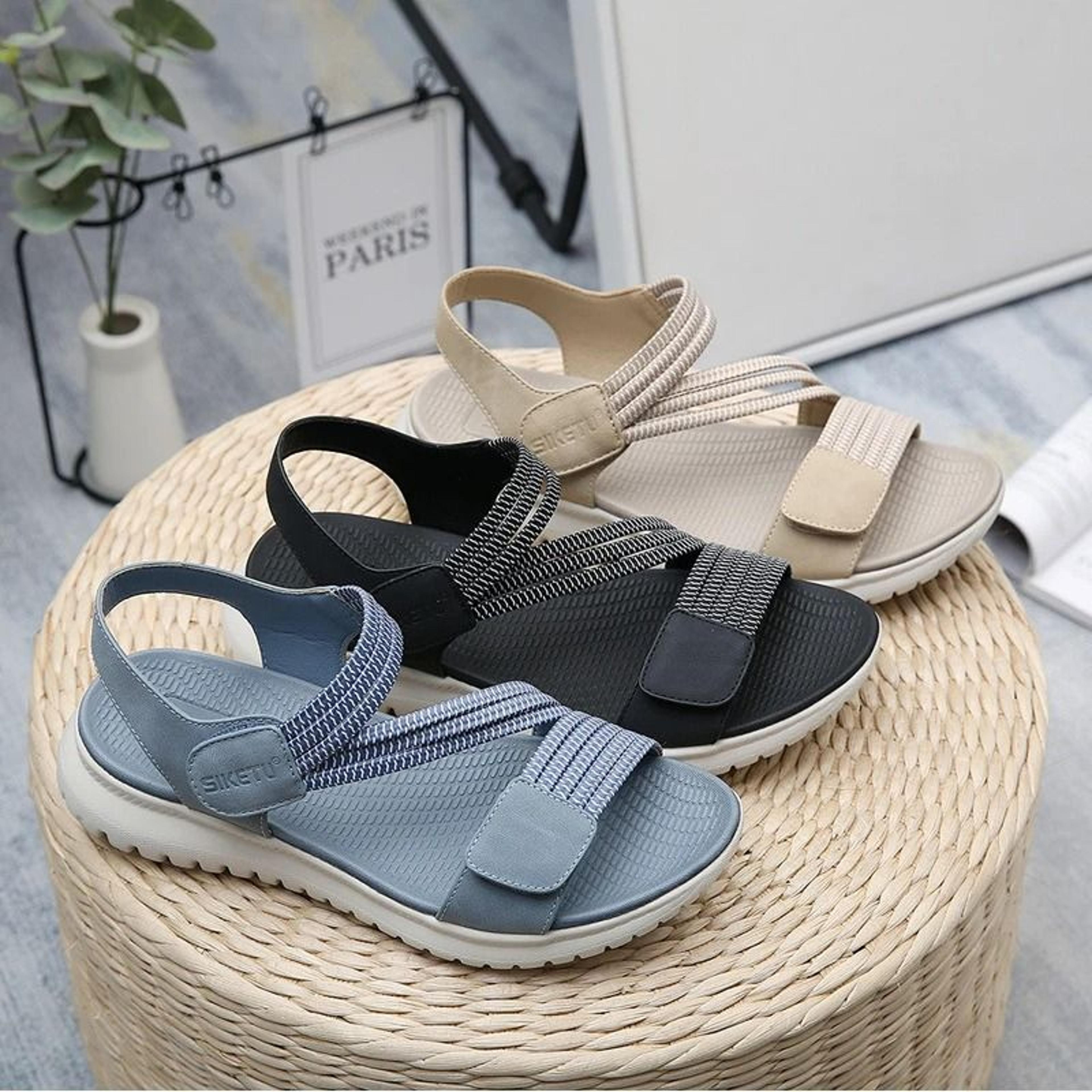 womens elegant summer wedge sandals comfortable open toe platform shoes