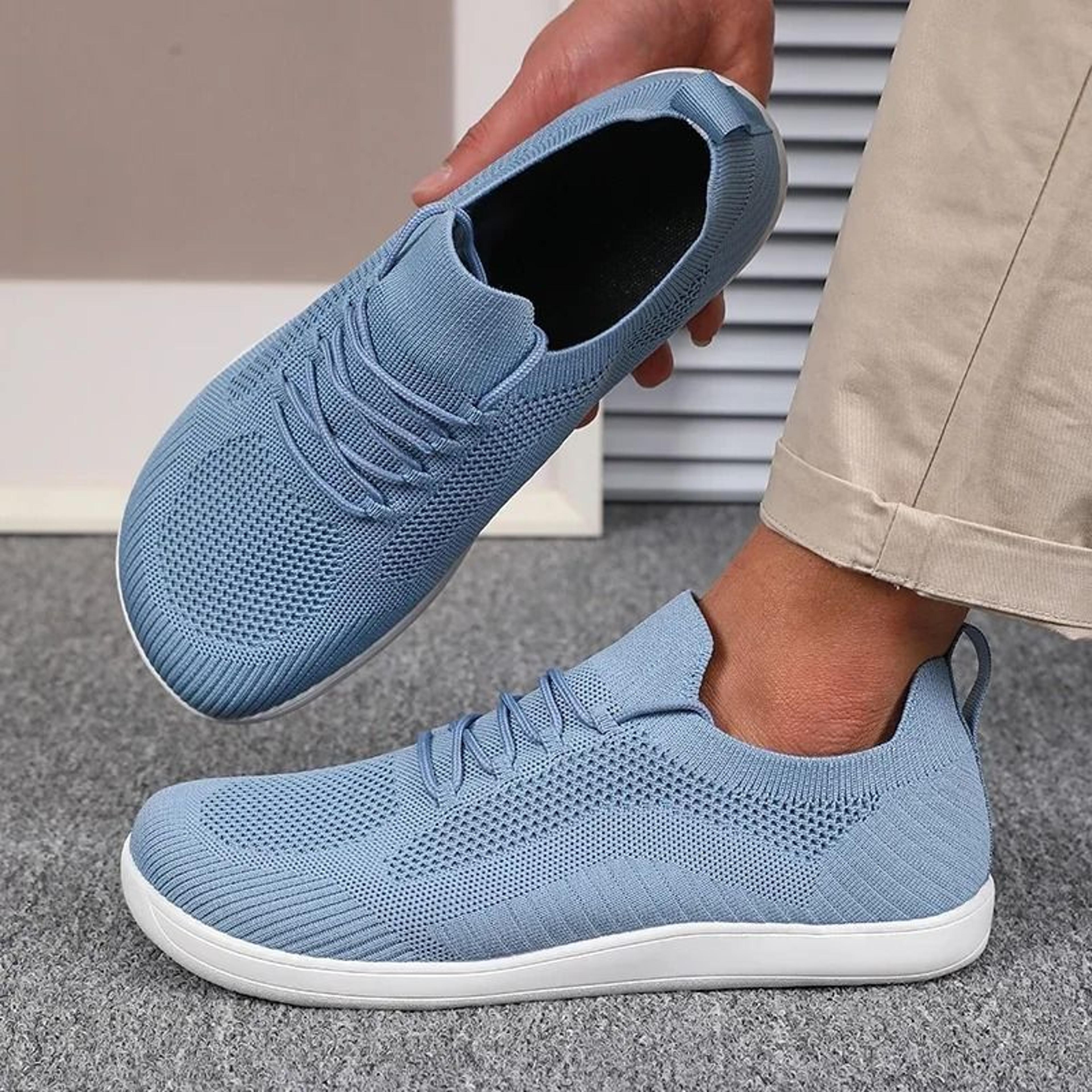 wide toe barefoot mesh sneakers for everyday comfort