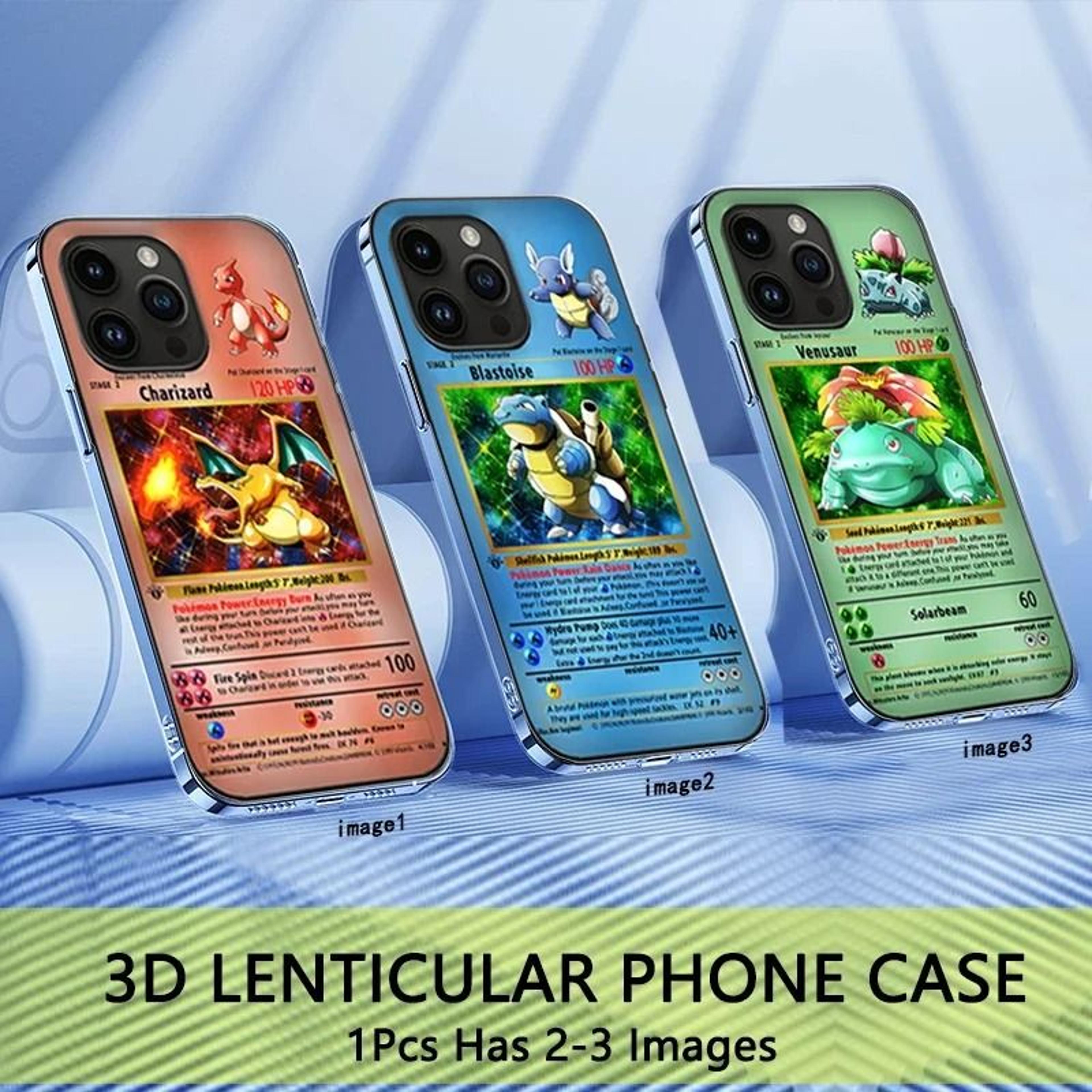 pokemon anime 3d phone case for iphone samsung and xiaomi