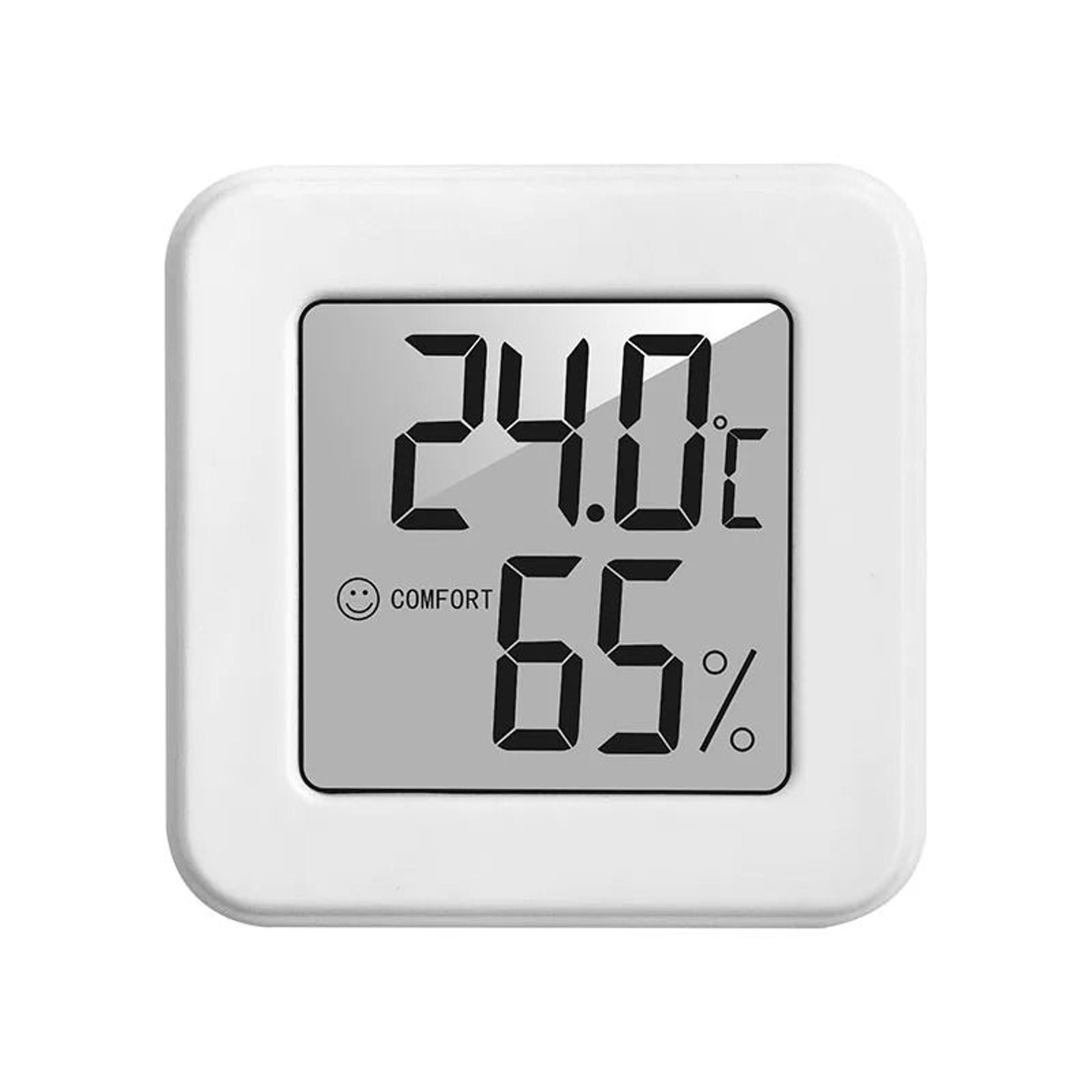 mini indoor thermometer with lcd digital display and room humidity sensor