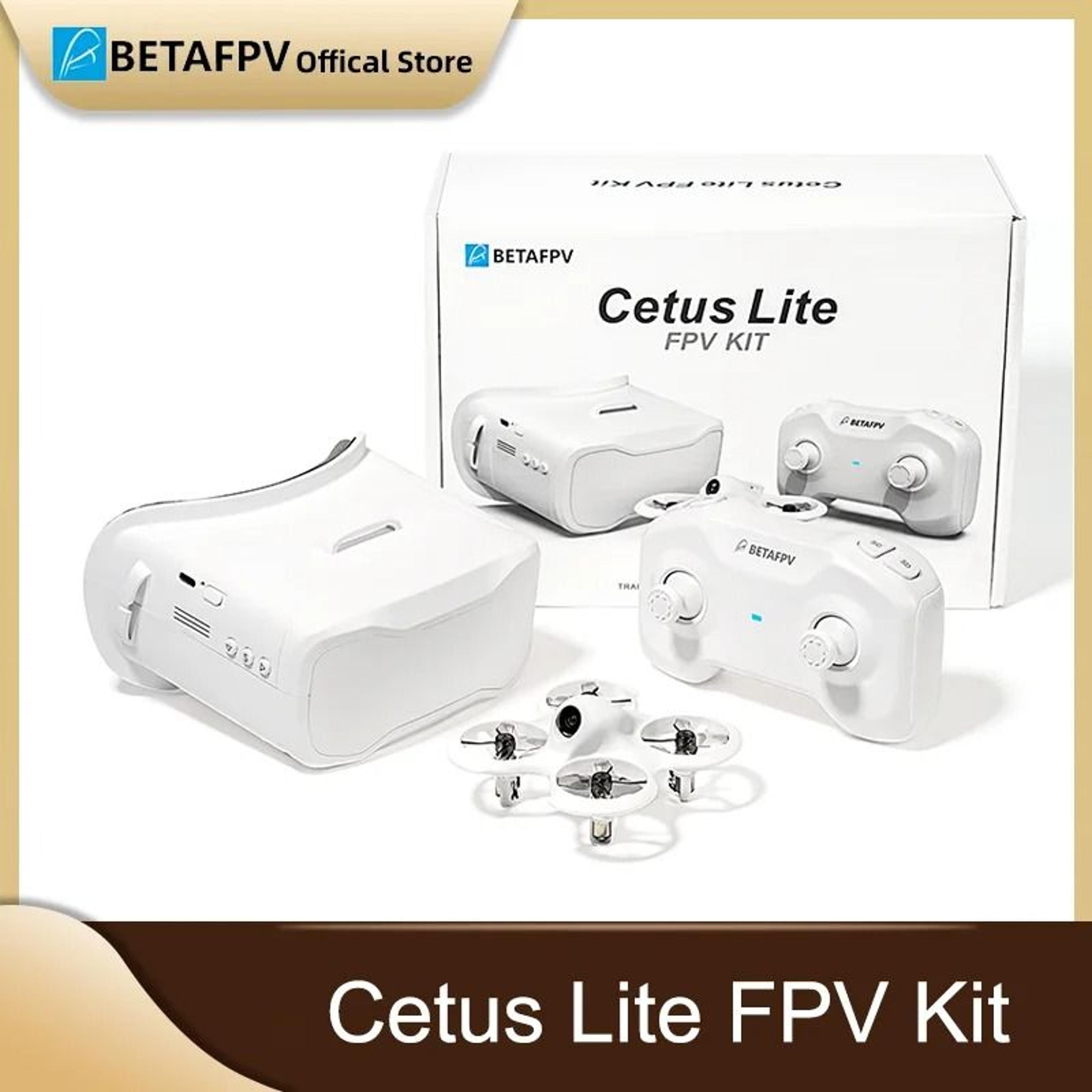 betafpv cetus lite fpv drone kit with remote control and goggles for beginners