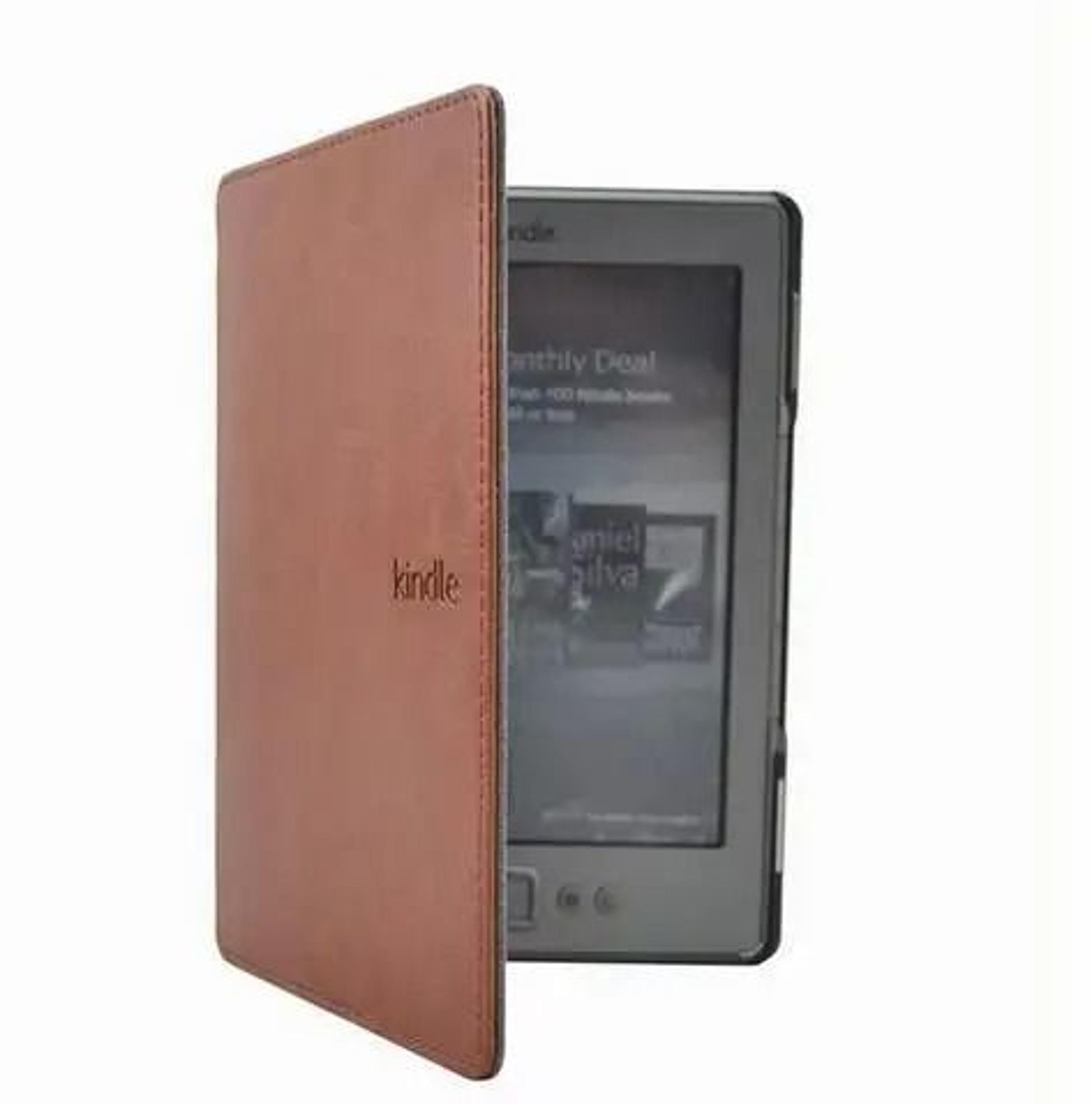 leather cover case for kindle 4 and kindle 5 6 inch e reader not compatible with kindle touch