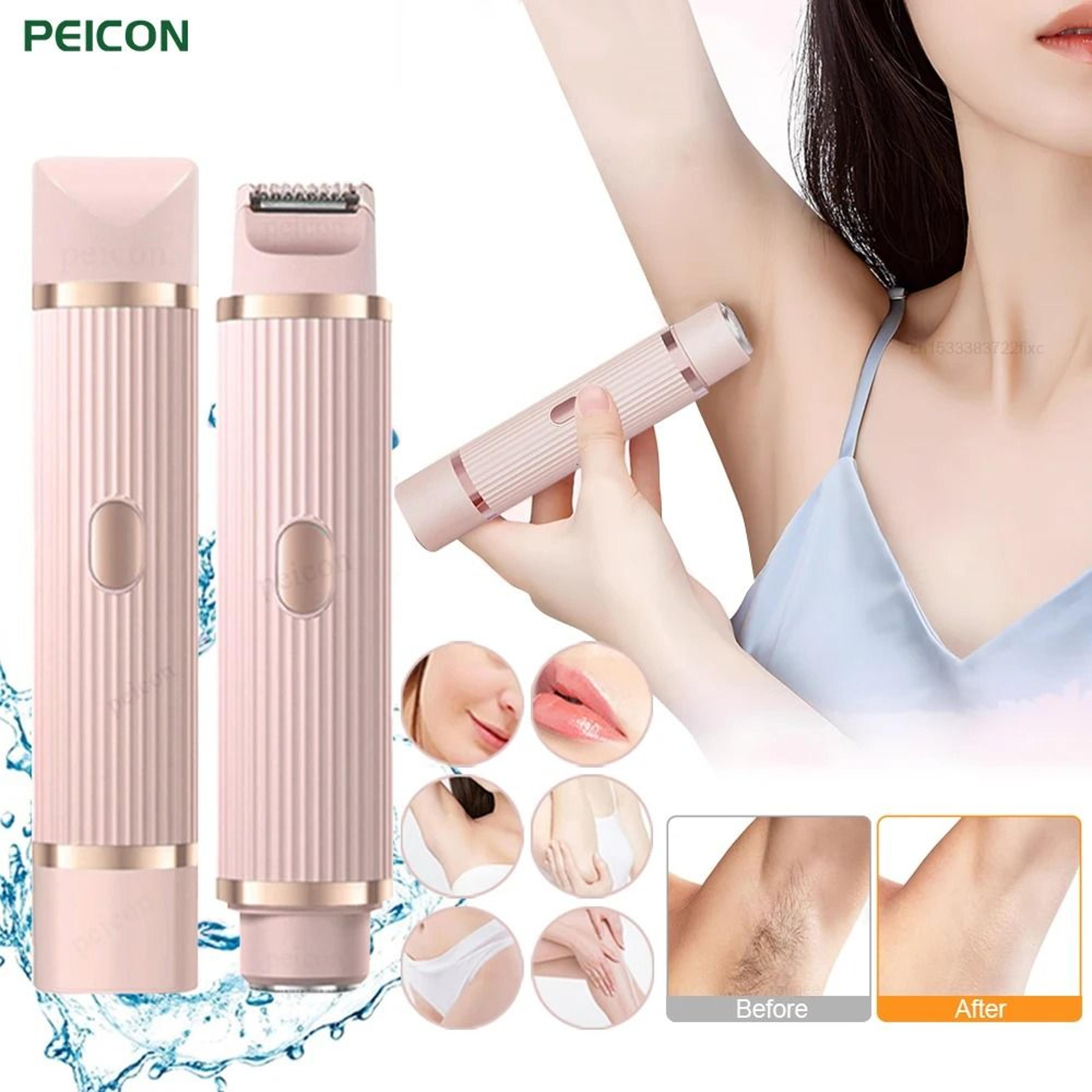 electric womens bikini trimmer facial and underarm hair removal razor