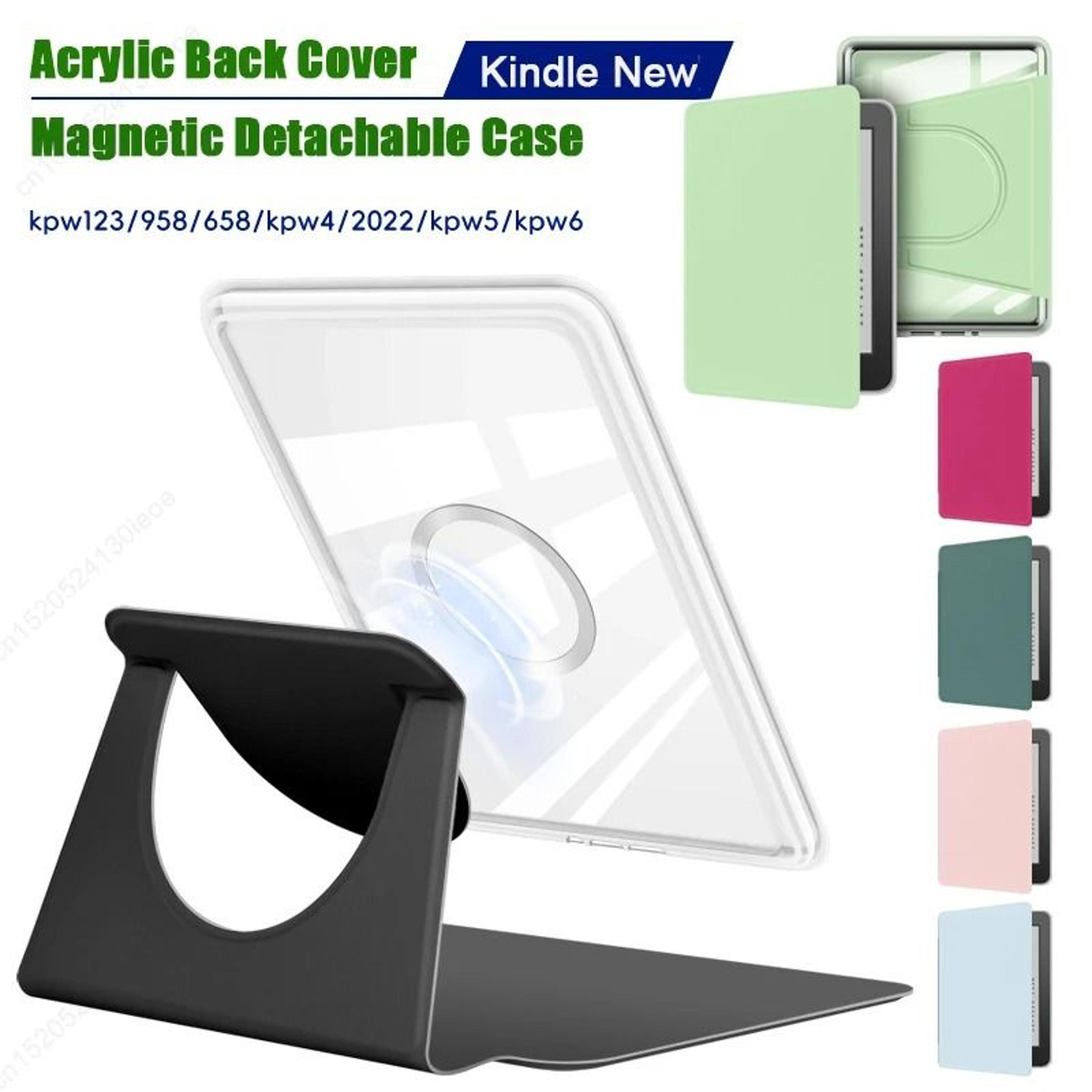 removable magnetic case for kindle paperwhite and kindle devices