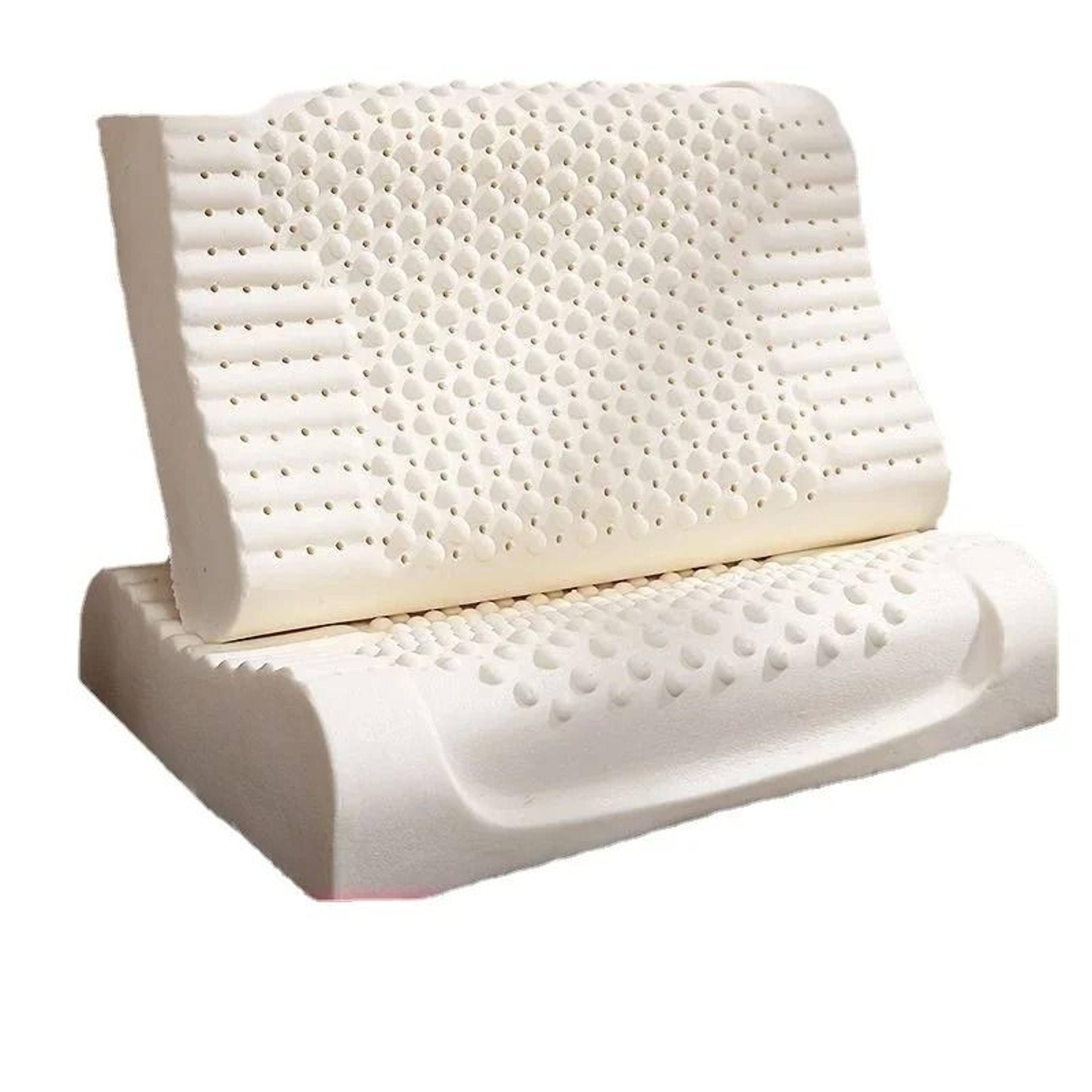 thai natural latex pillow for neck support and cervical spine alignment